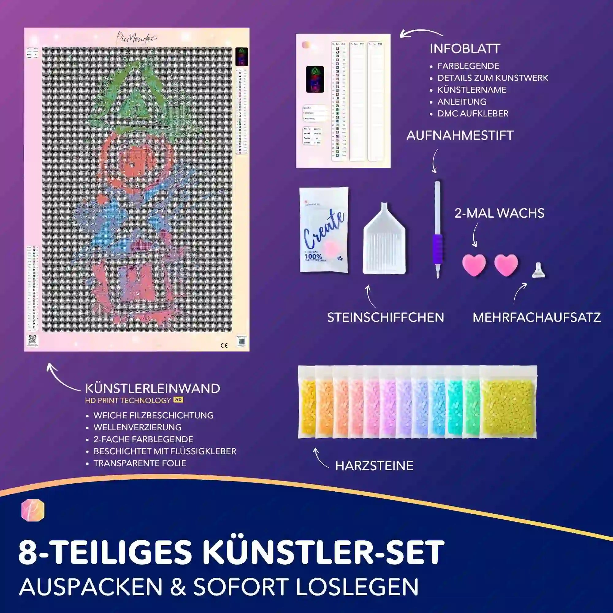 Diamond Painting Leuchtbild Special - Play the Game