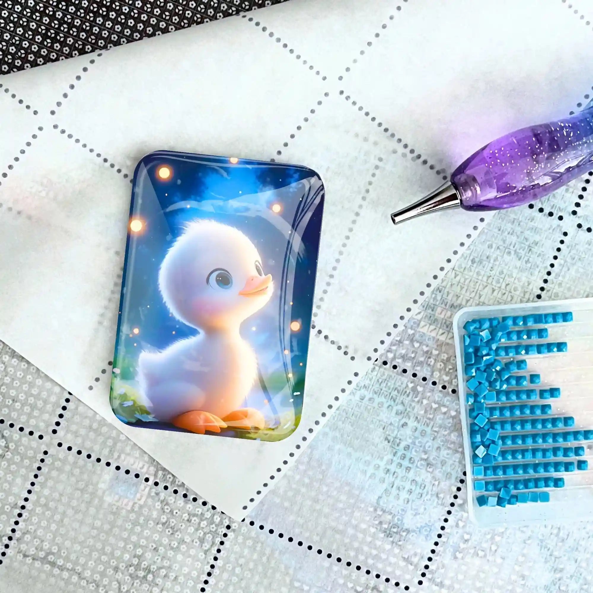 Cover Minder - Glitzer Entlein