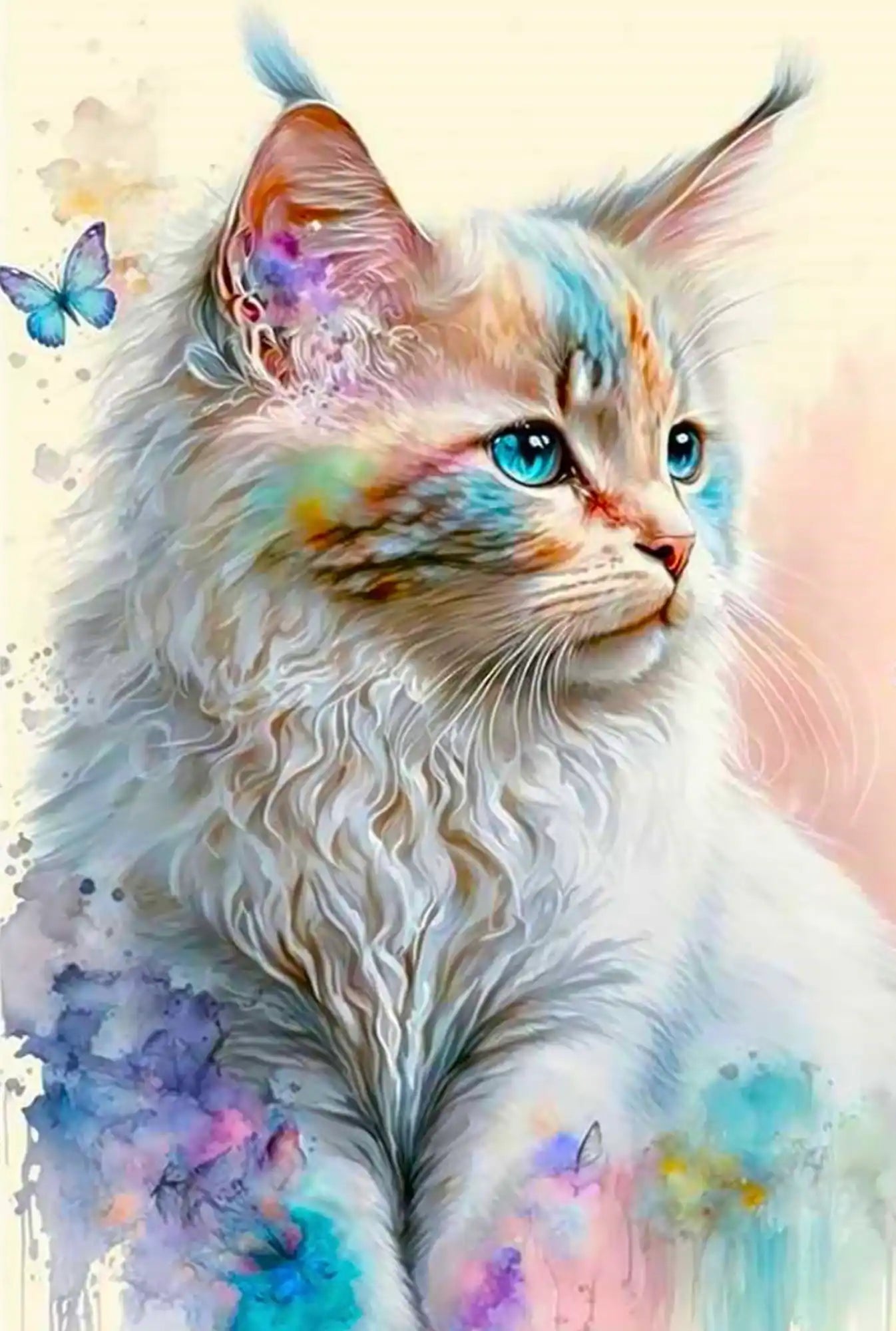 Diamond Painting - Zartes Kätzchen