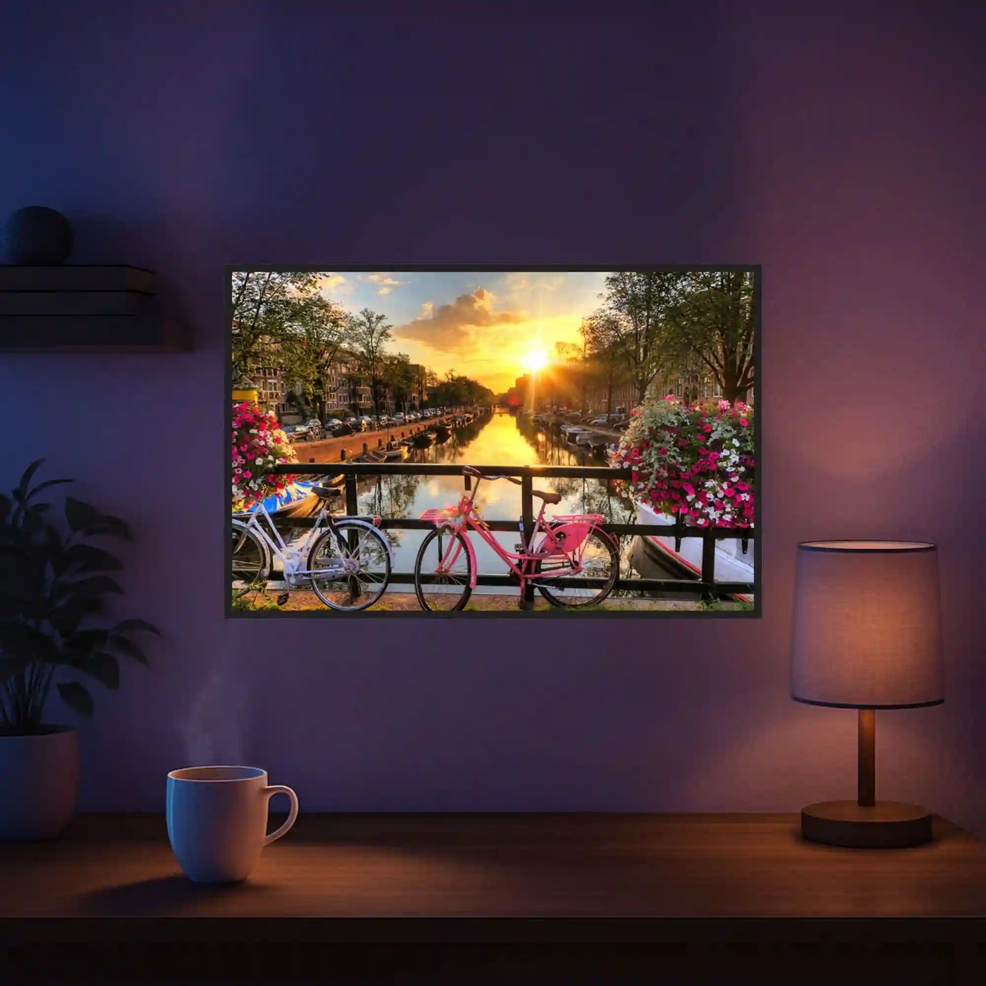 Diamond Painting - Sonnenuntergang in Amsterdam