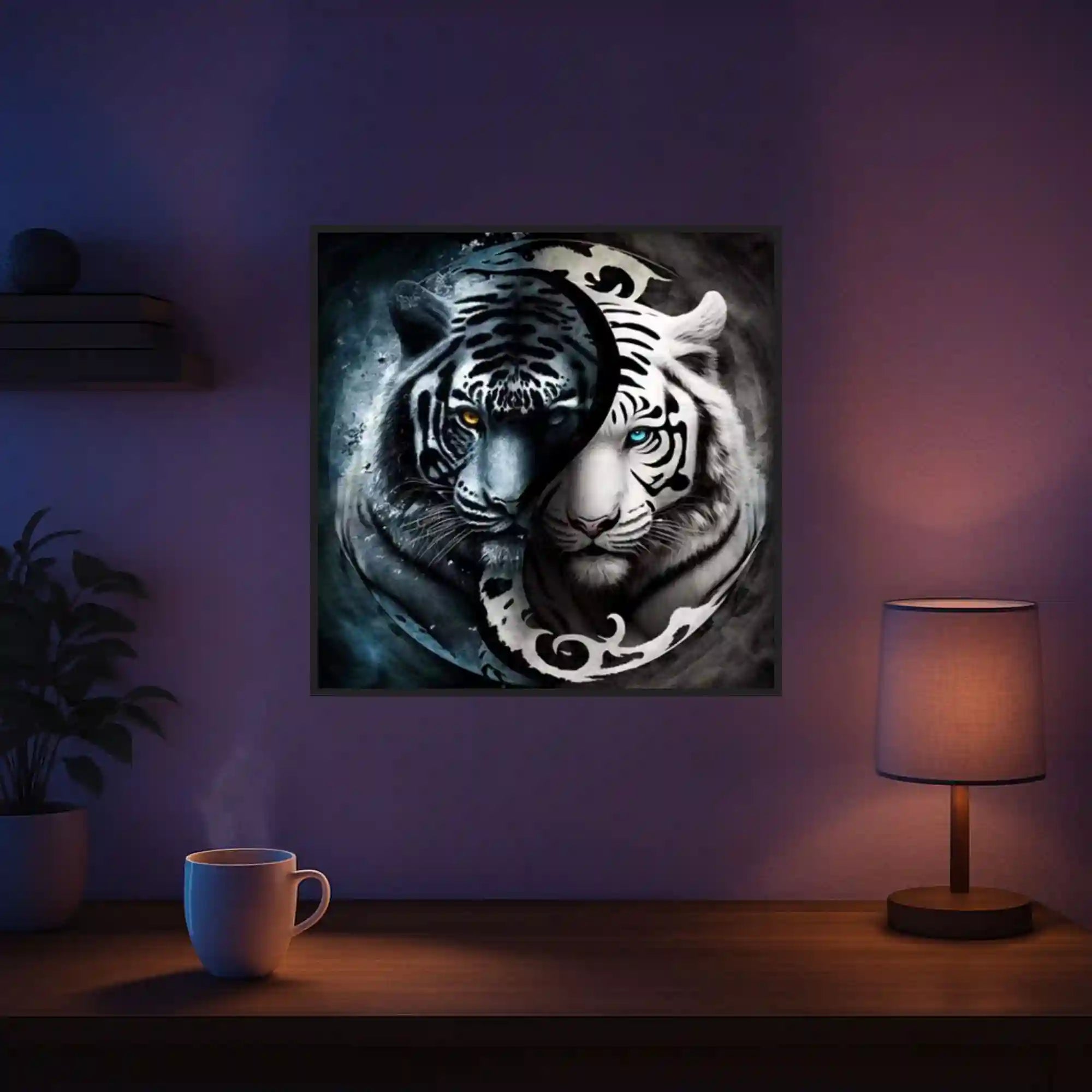 Diamond Painting - Tiger "Ying und Yang"