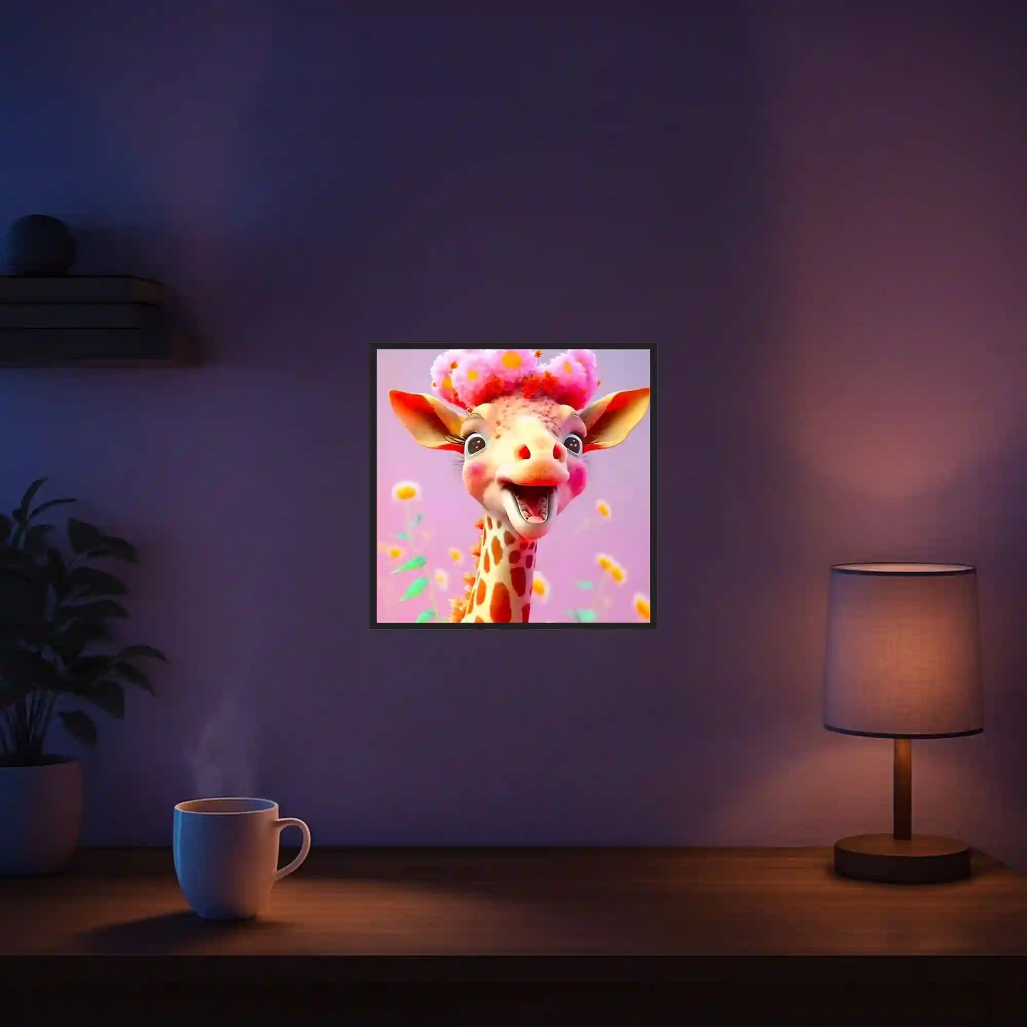 Diamond Painting Kids - Fröhliche Giraffe