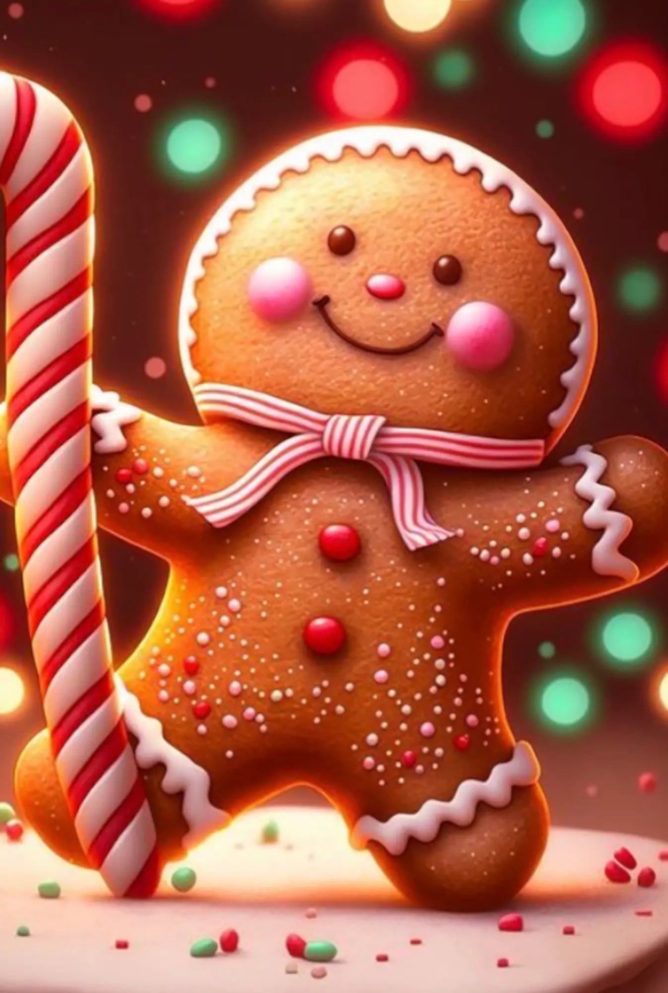 Diamond Painting - Lebkuchenmännchen