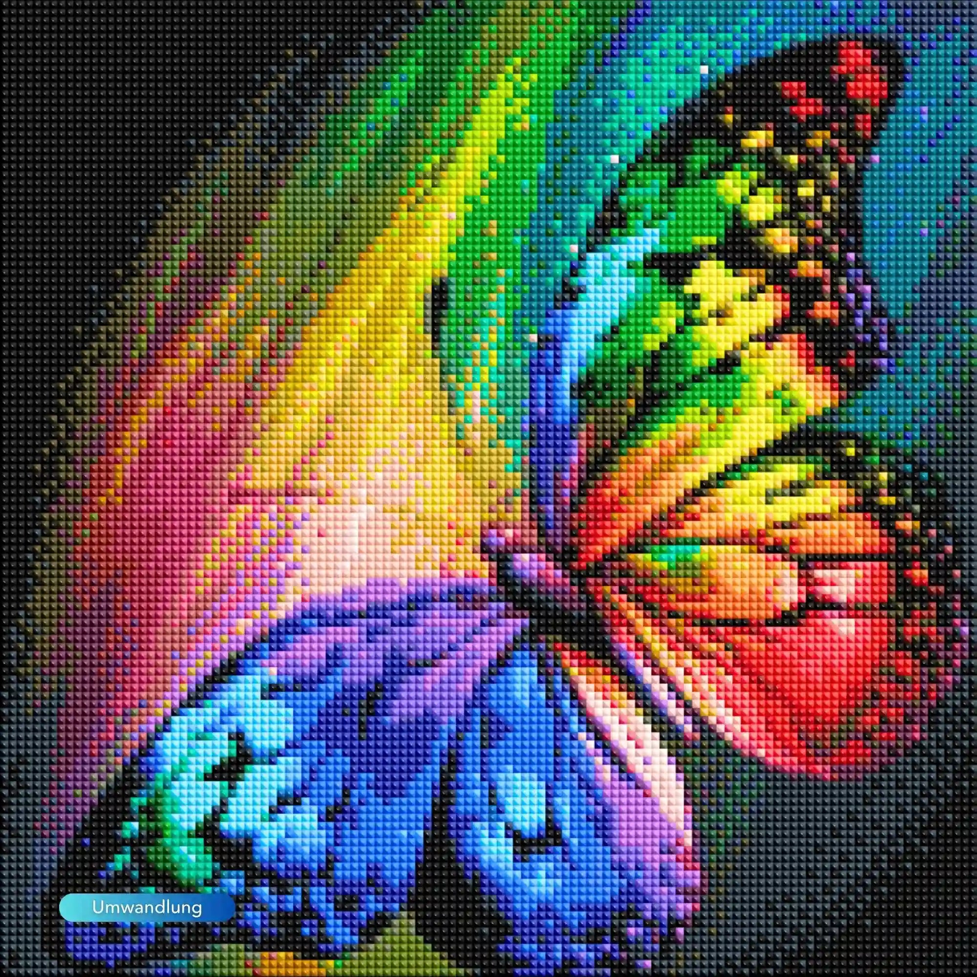 Diamond Painting - Bunter Schmetterling