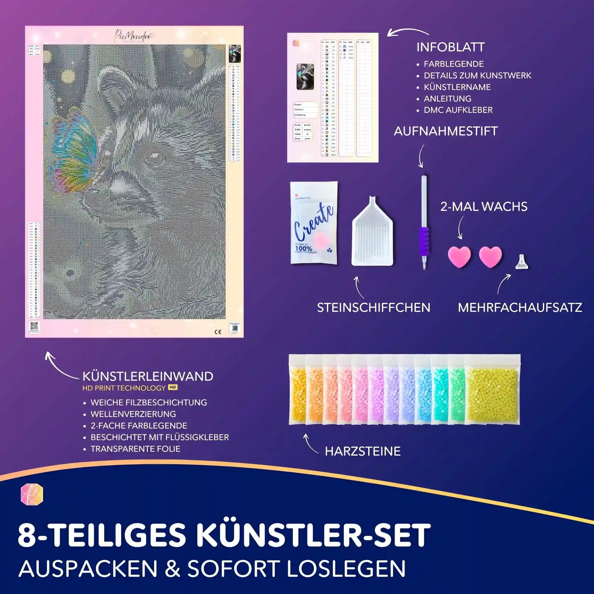 Diamond Painting - Kleiner Farbtupfer