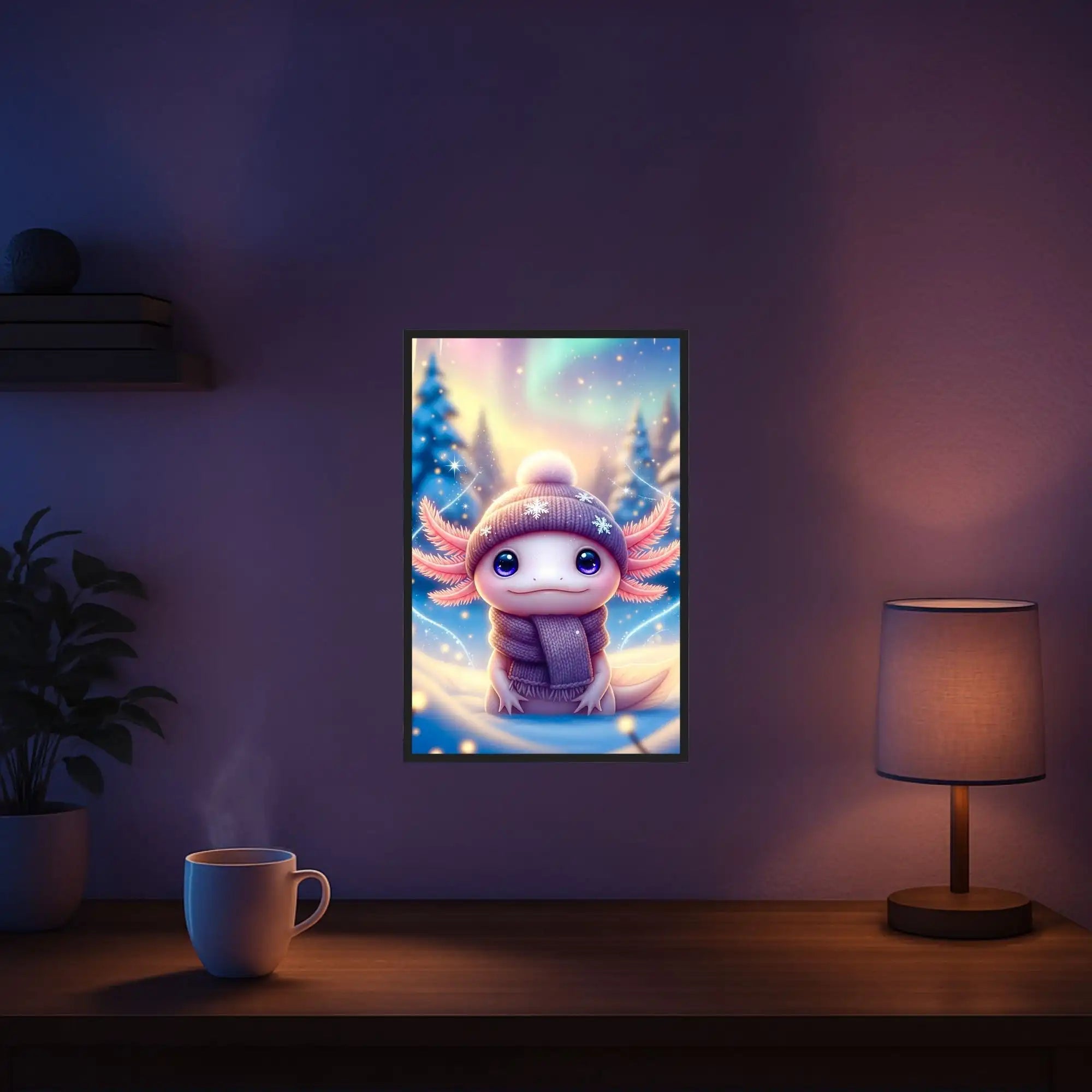 Diamond Painting - Axolotl im Urlaub