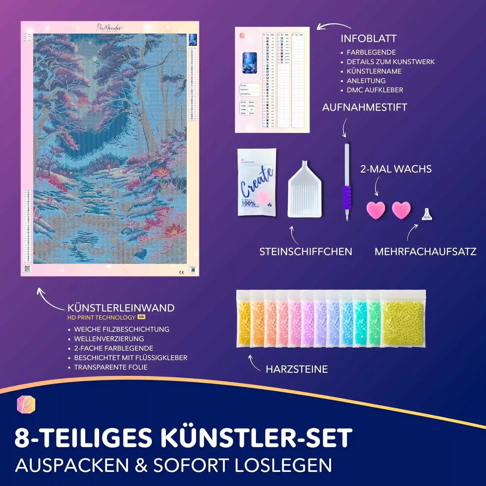 Diamond Painting - Fluss der Träume