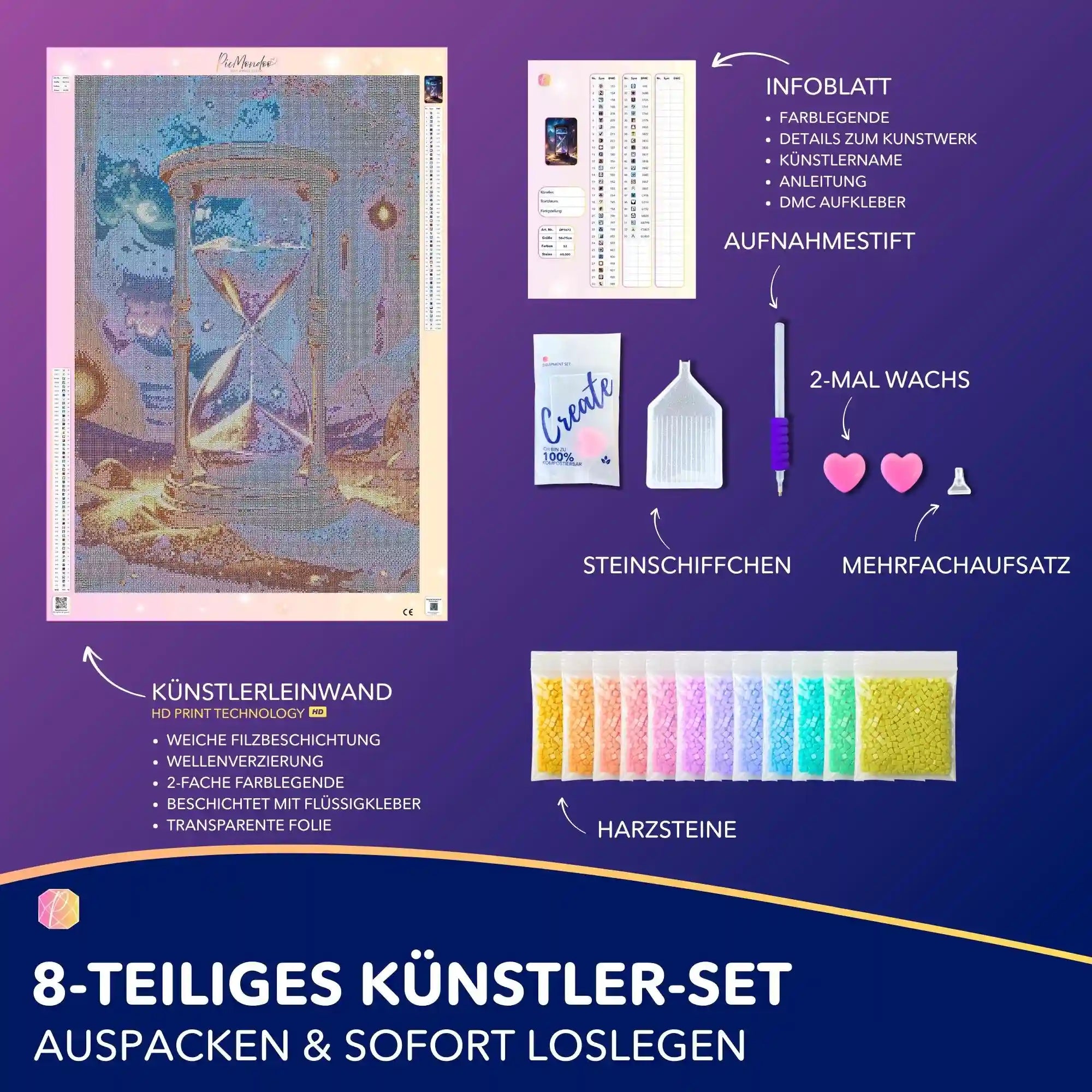 Diamond Painting 7 Tage Special - Zeit rinnt dahin