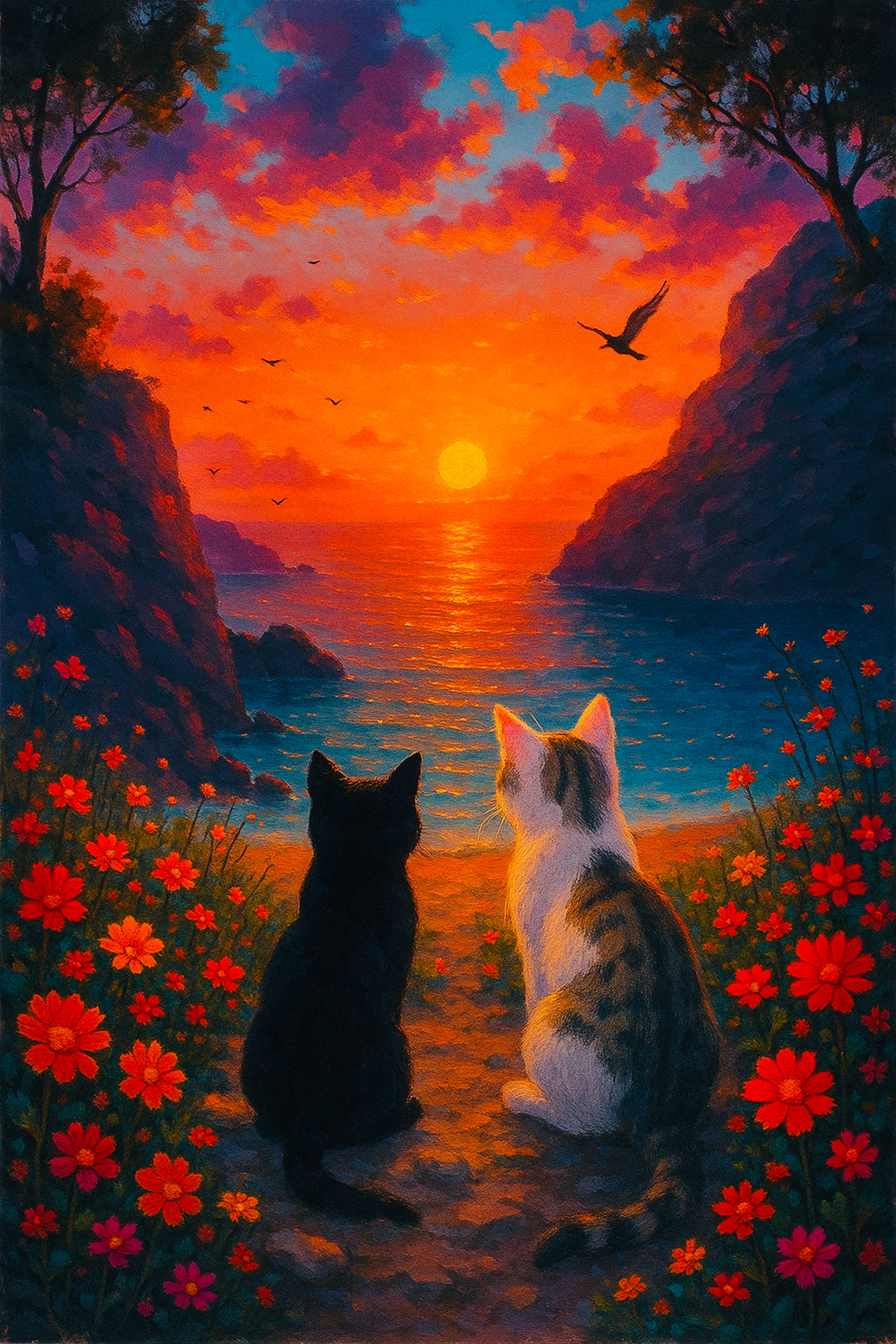 Diamond Painting Jennifer Ruschinski Special - Wir zwei Katzen