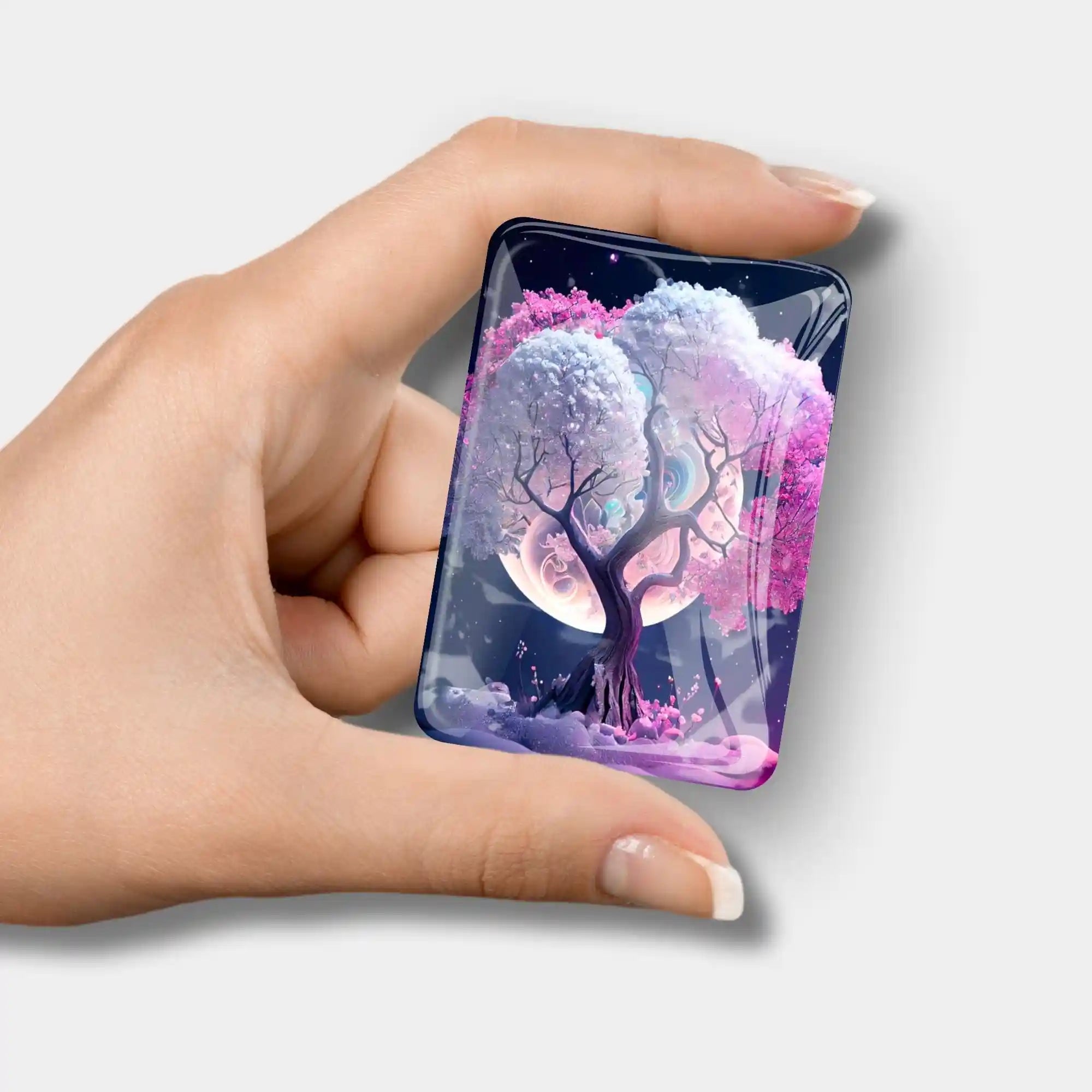 Cover Minder - Pink Tree at Night