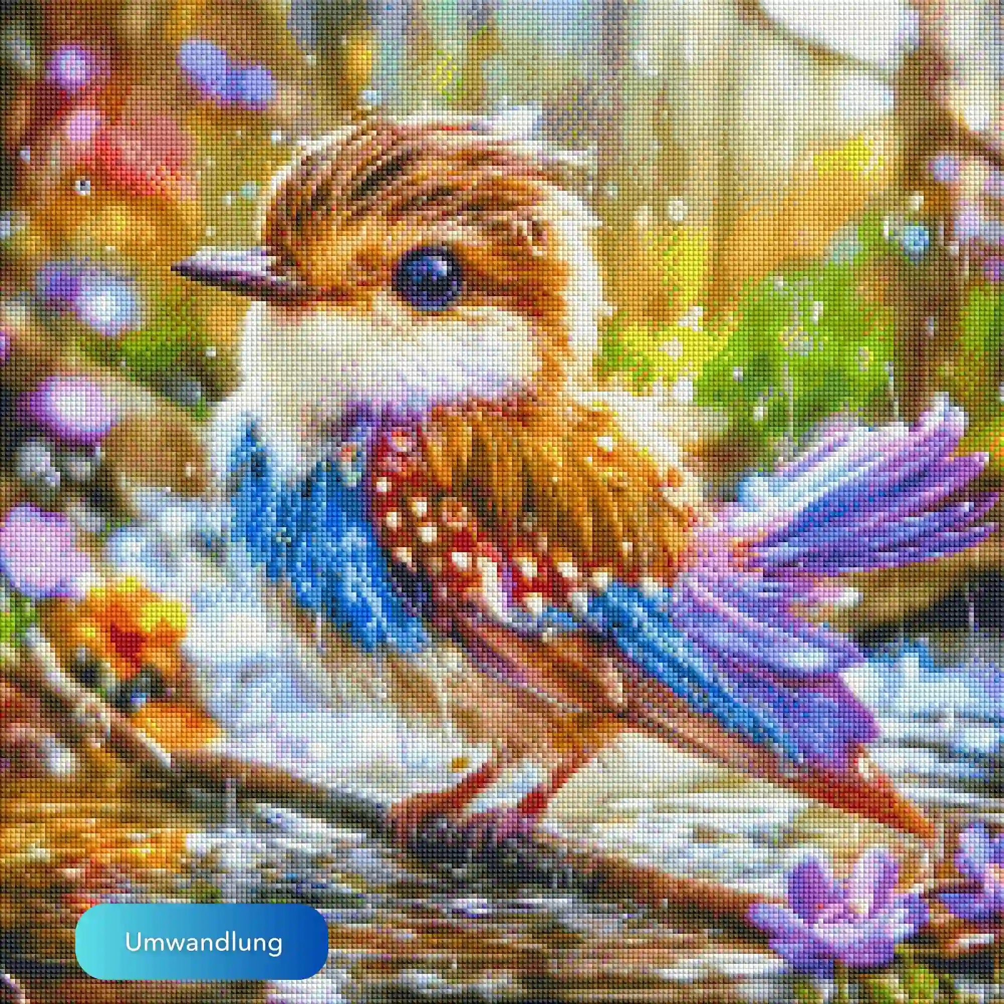 Diamond Painting 7 Tage Special - Eine Sommerdusche für Pieps