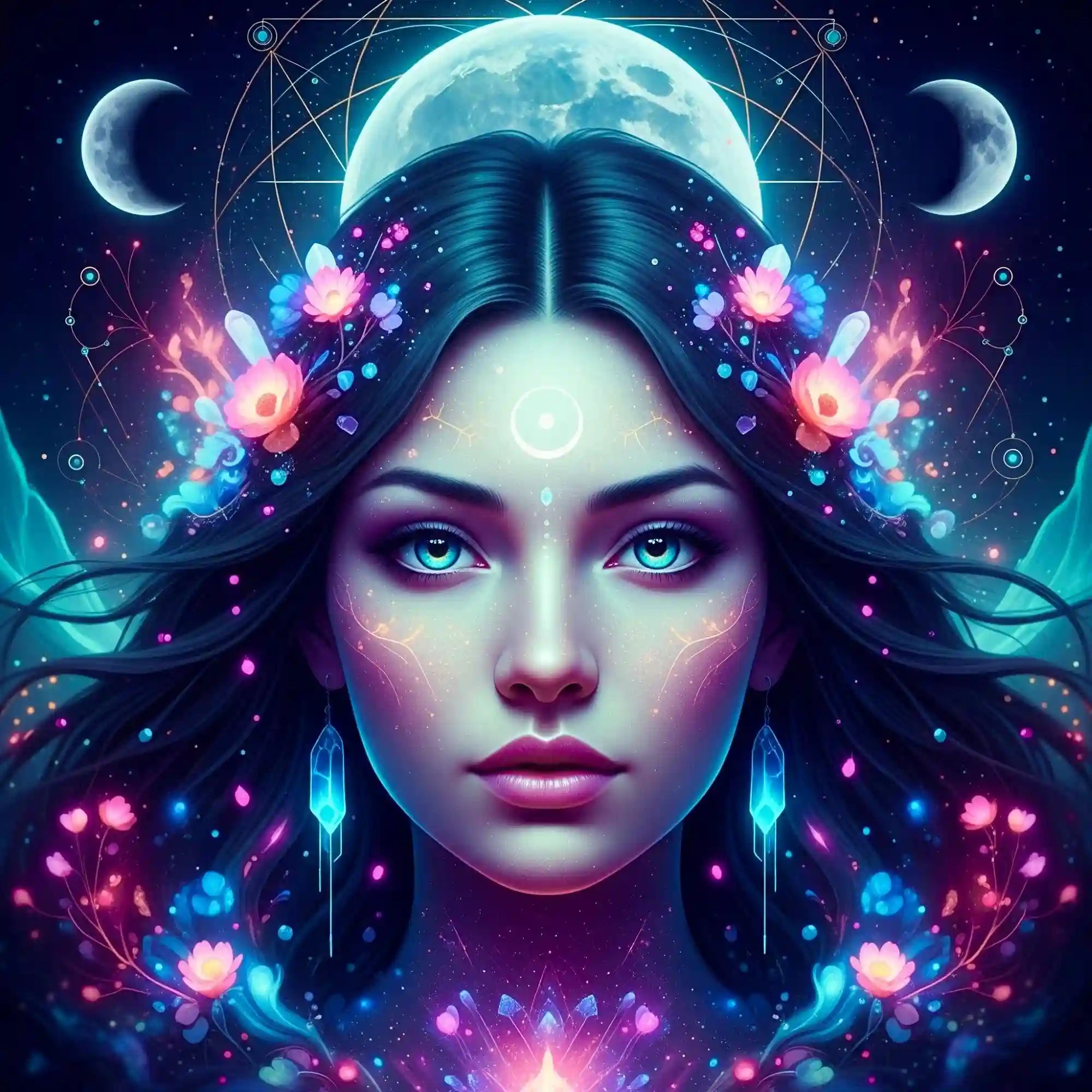 Diamond Painting - Mondprinzessin