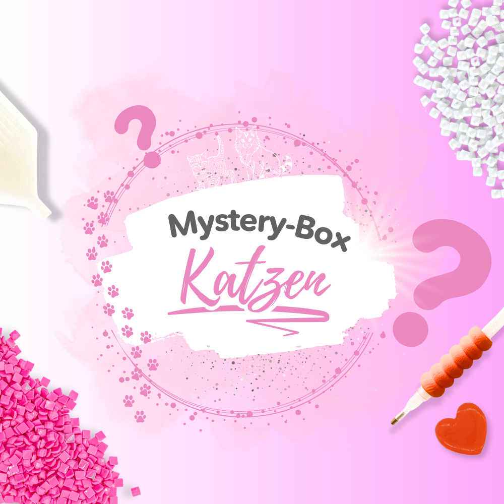 Diamond Painting Mystery-Box "Katzen" (#1)
