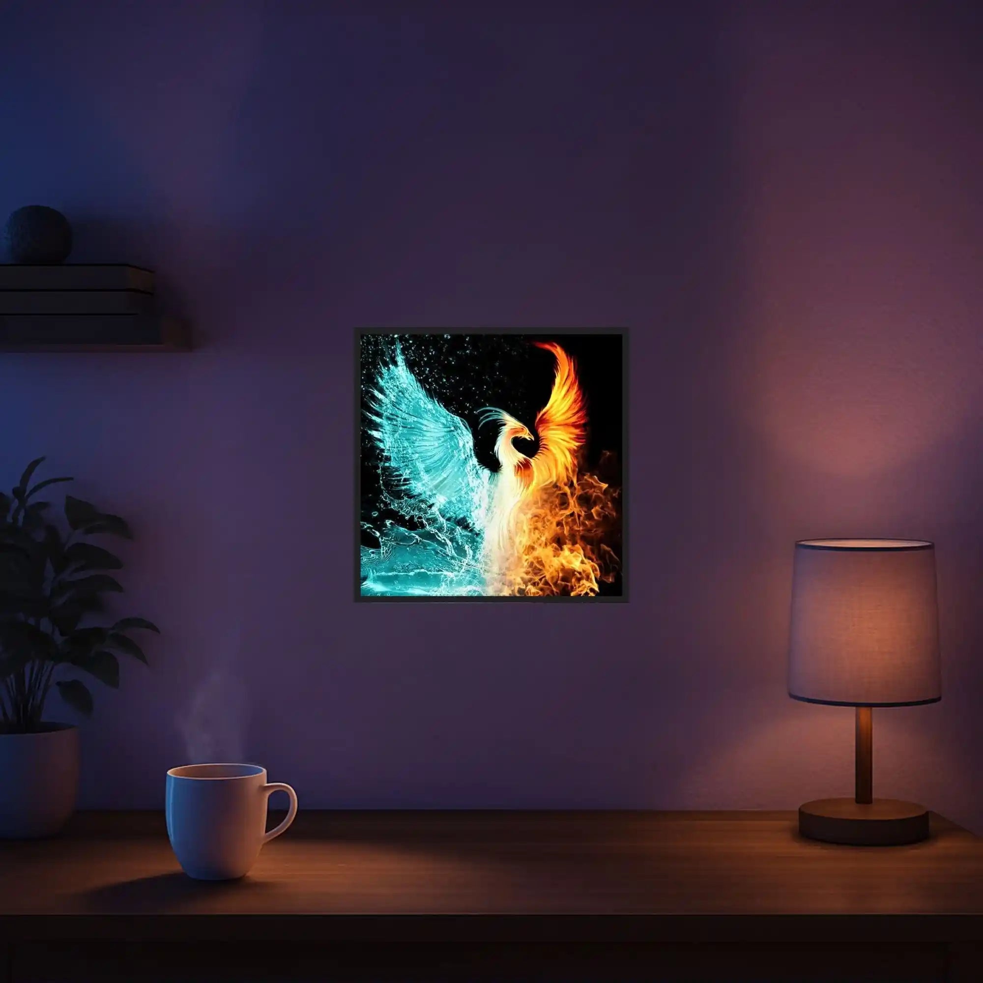 Diamond Painting - Phönix der Elemente
