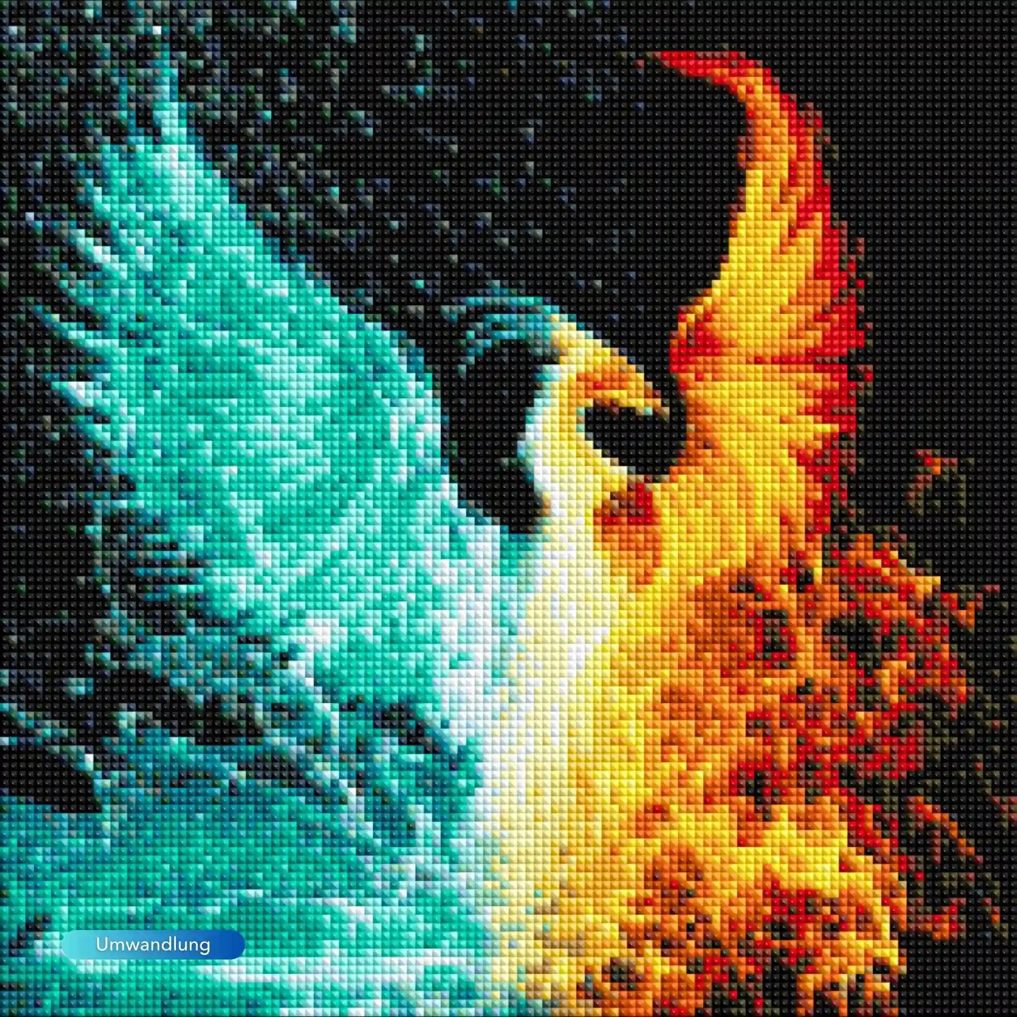 Diamond Painting - Phönix der Elemente