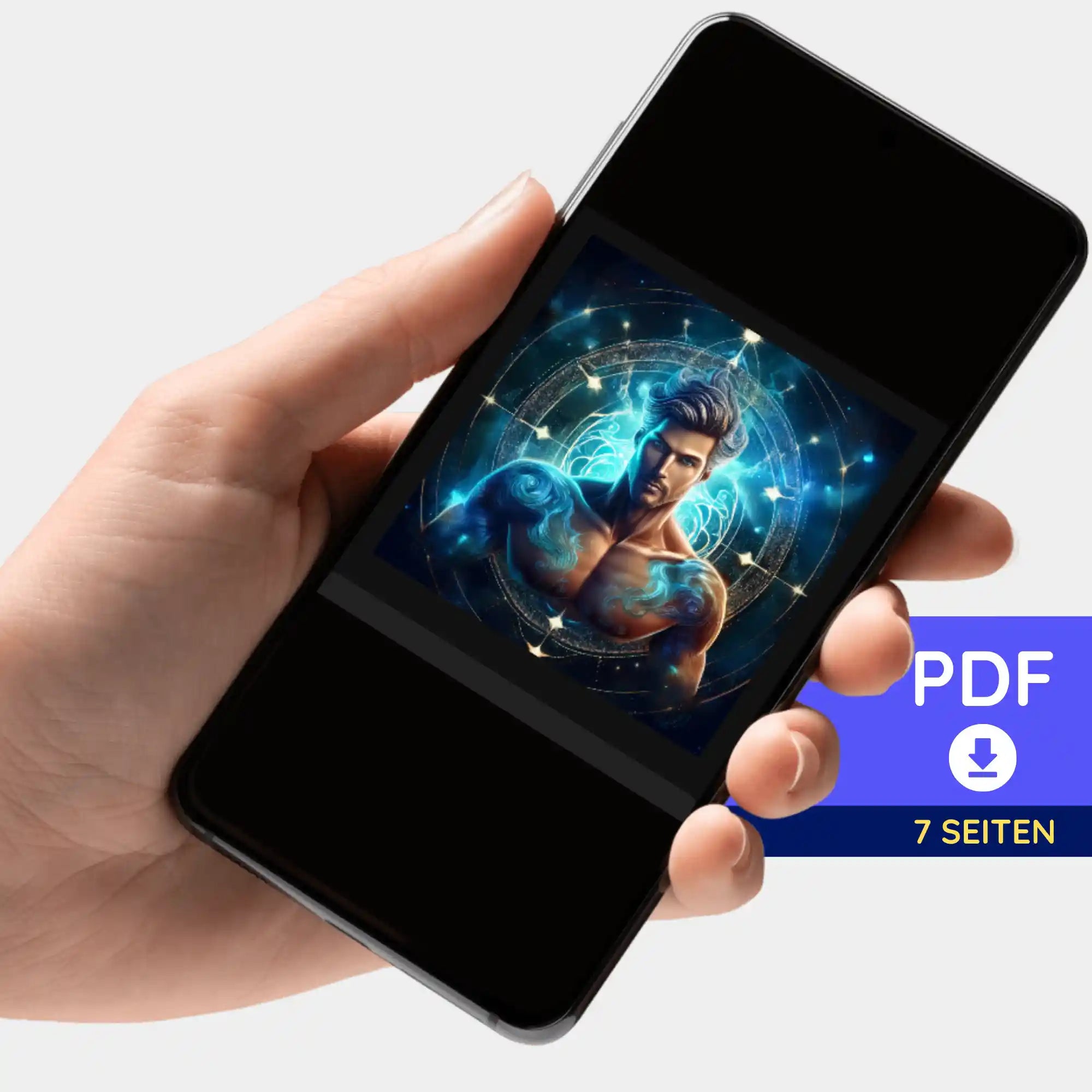 Digitale Bildmappe - Sternzeichen Wassermann "Limited Edition"