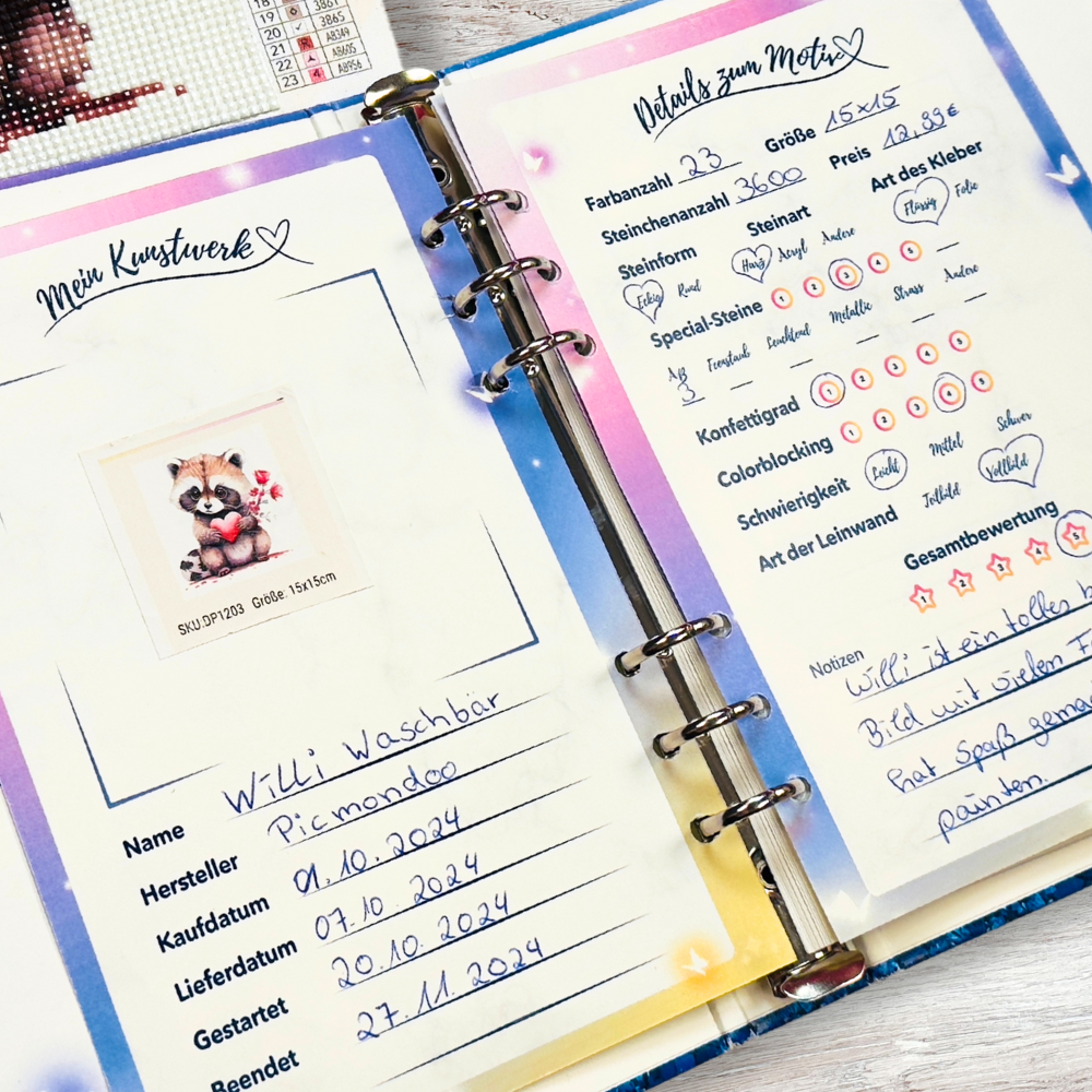 Diamond Painting Tagebuch