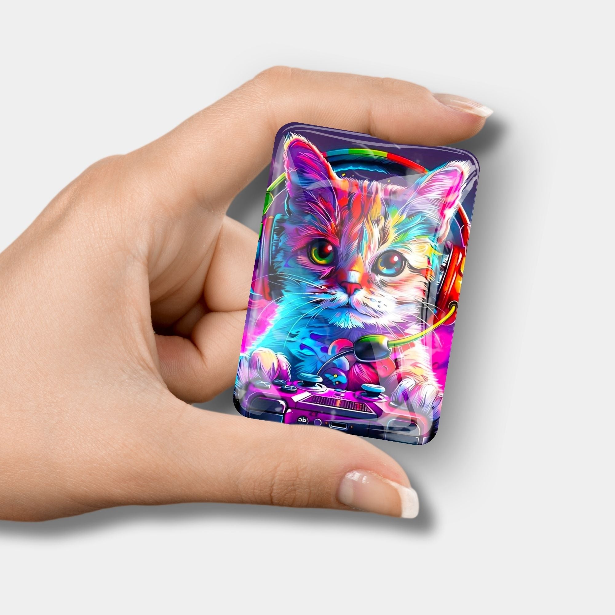 Cover Minder -Colorful gaming Cat