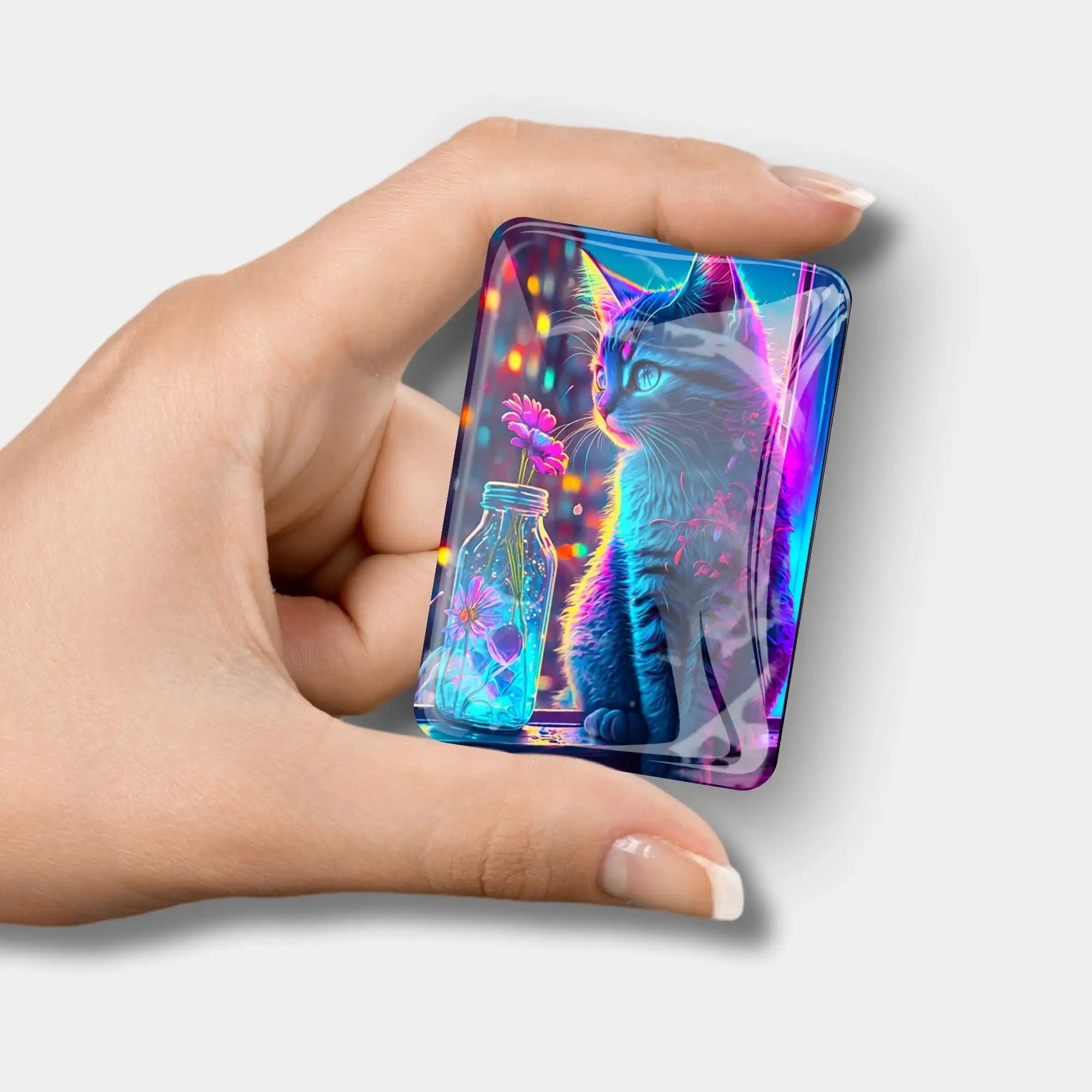 Cover Minder - Little Cat of Flowers