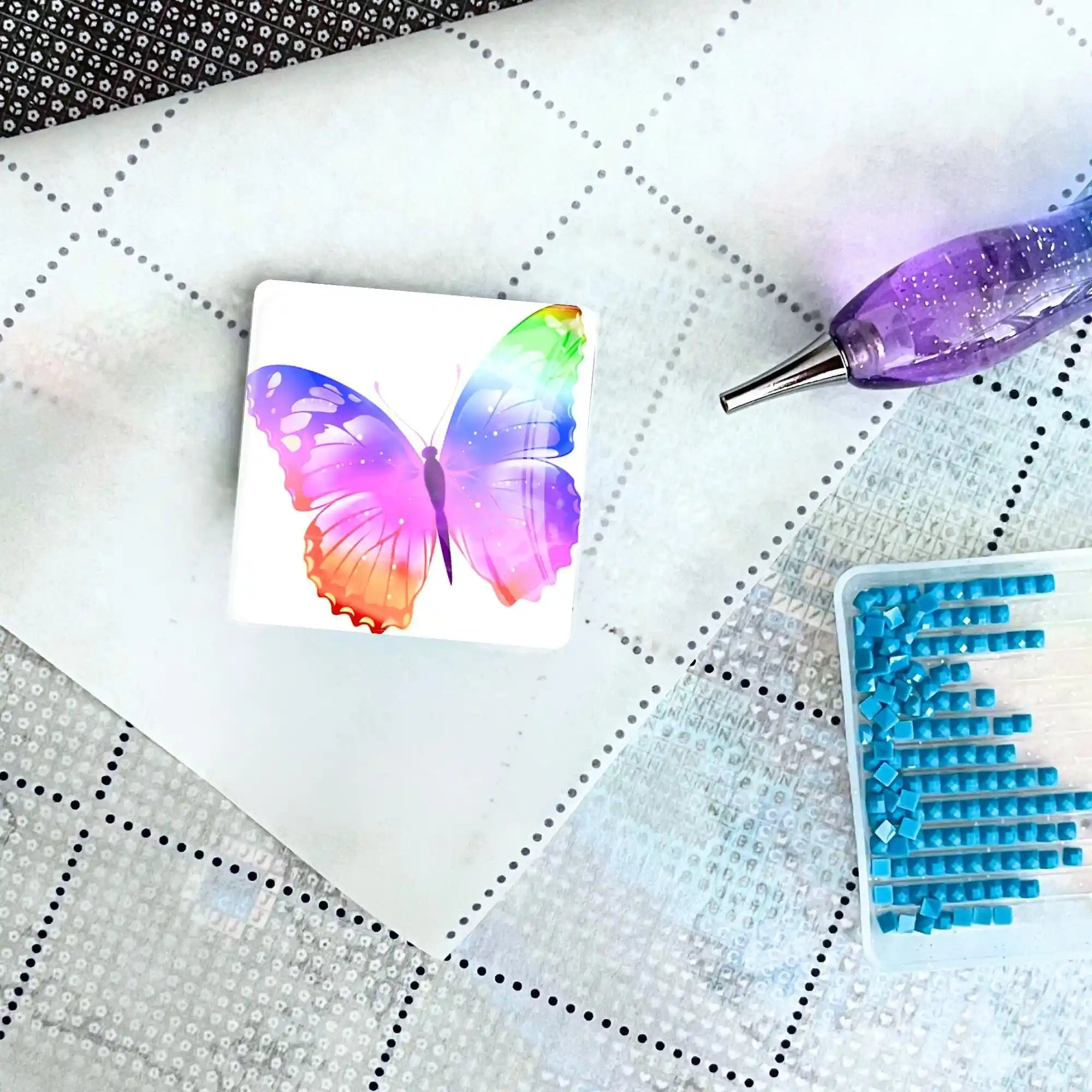 Cover Minder - Farbenfroher Schmetterling