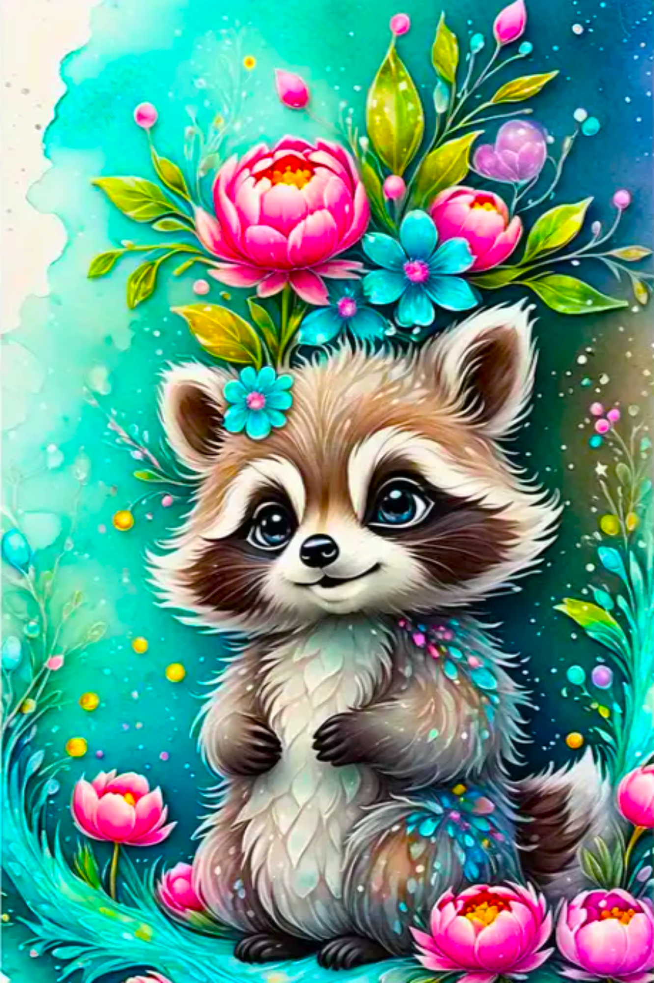 Diamond Painting - Willi liebt Blumen "Limited Edition"