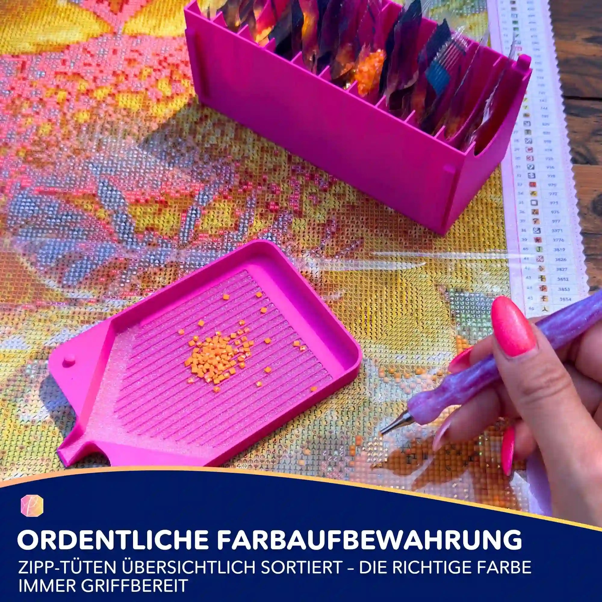 3D Aufbewahrung Zipptütenbox