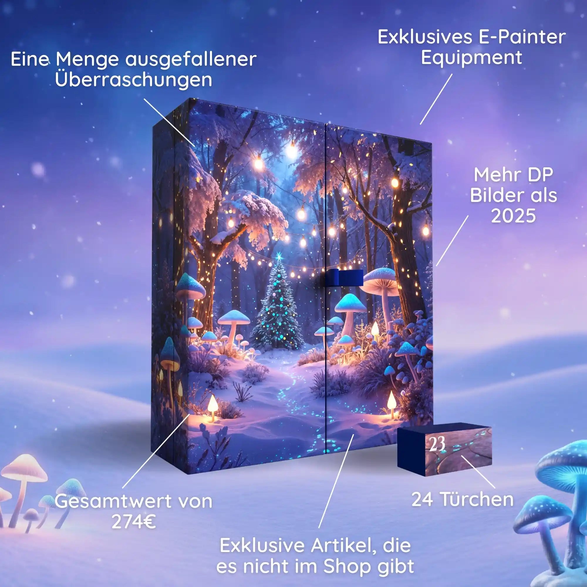 Diamond Painting Adventskalender 2026 - Limited Edition (Vorverkauf)