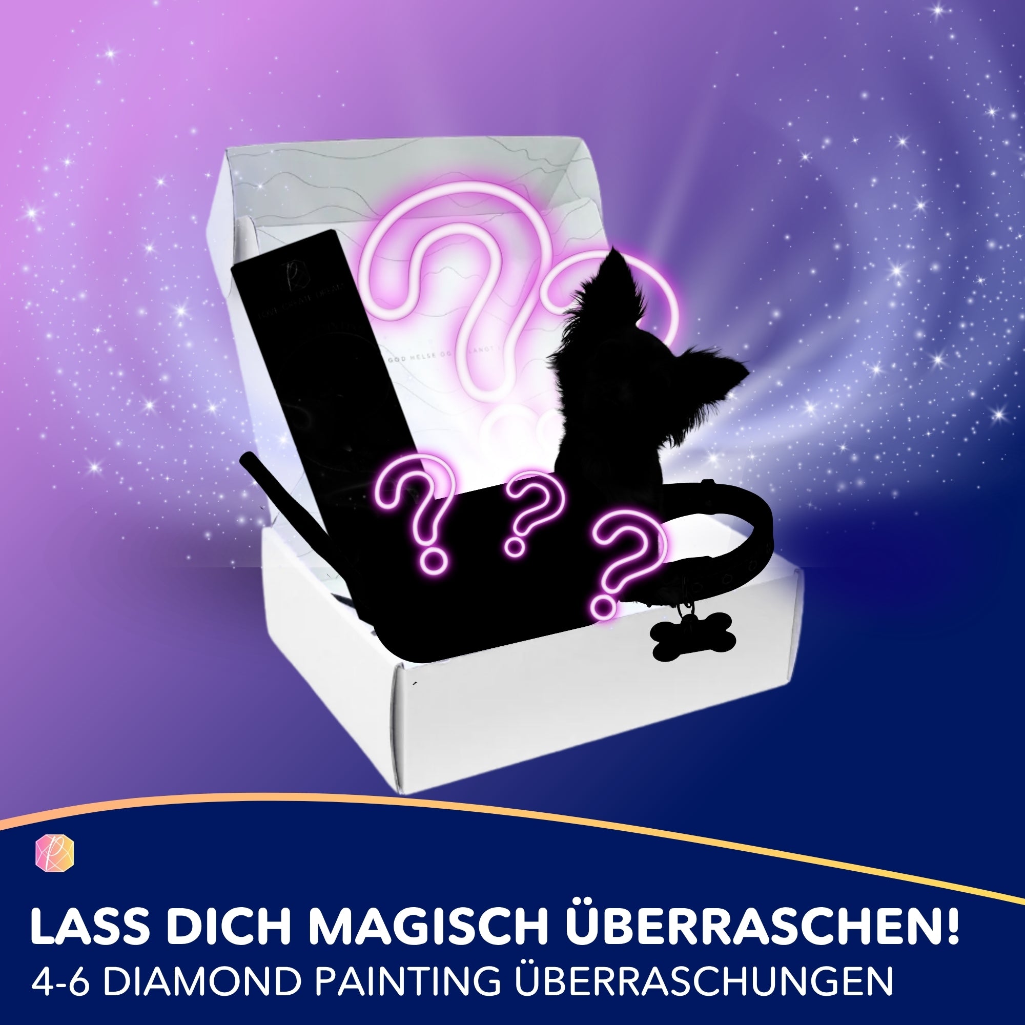 Diamond Painting Mystery-Box "Hunde" (#1)