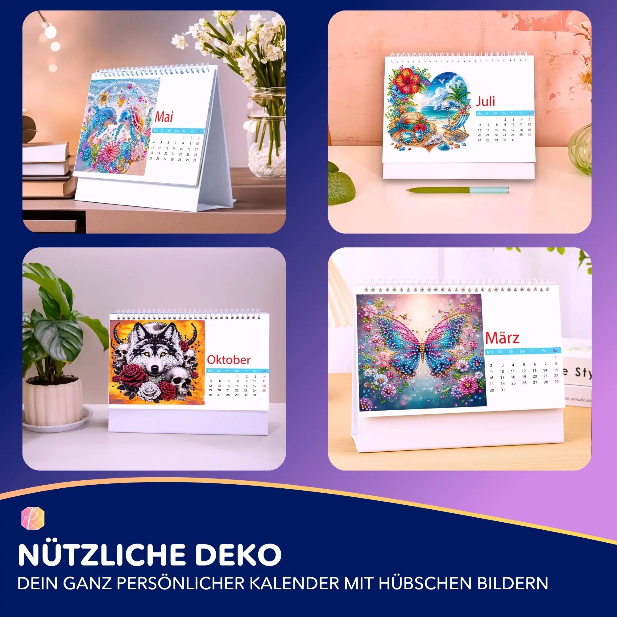 Diamond Painting Kalender 2026