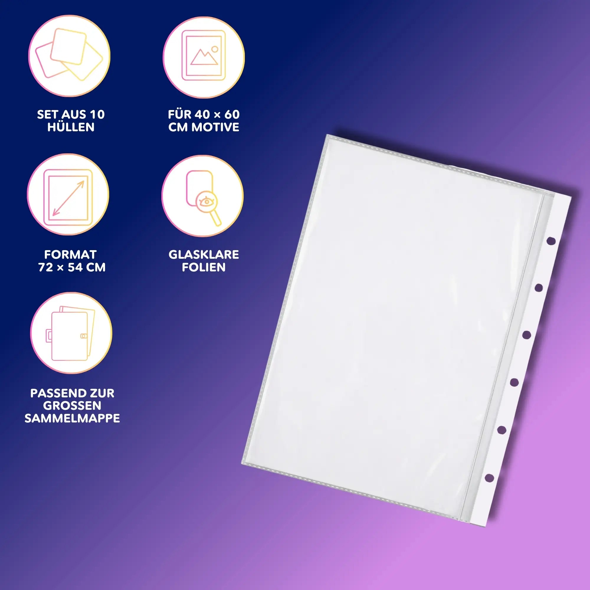 Diamond Painting Folien für Sammelmappe
