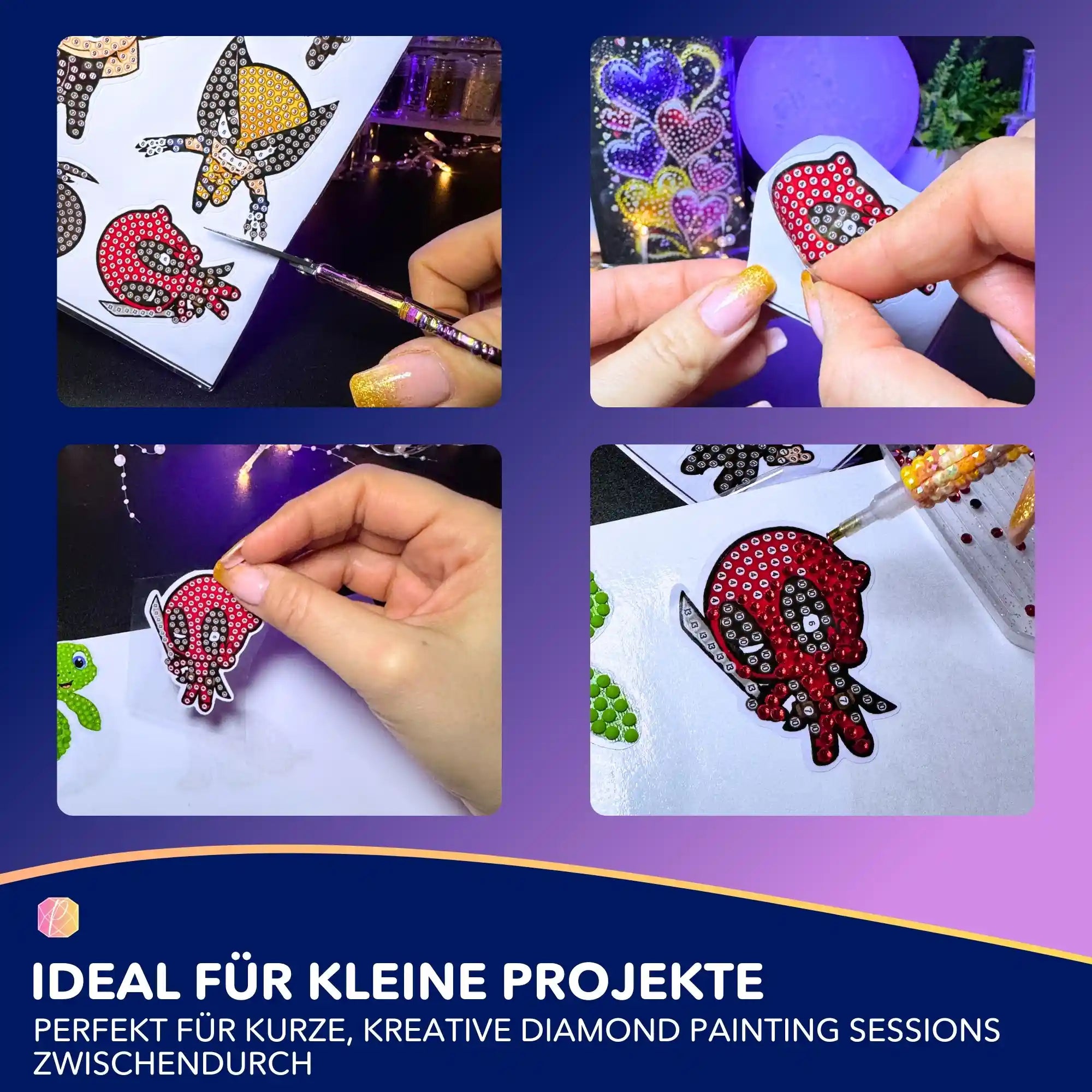 Diamond Painting Sticker - Superhelden