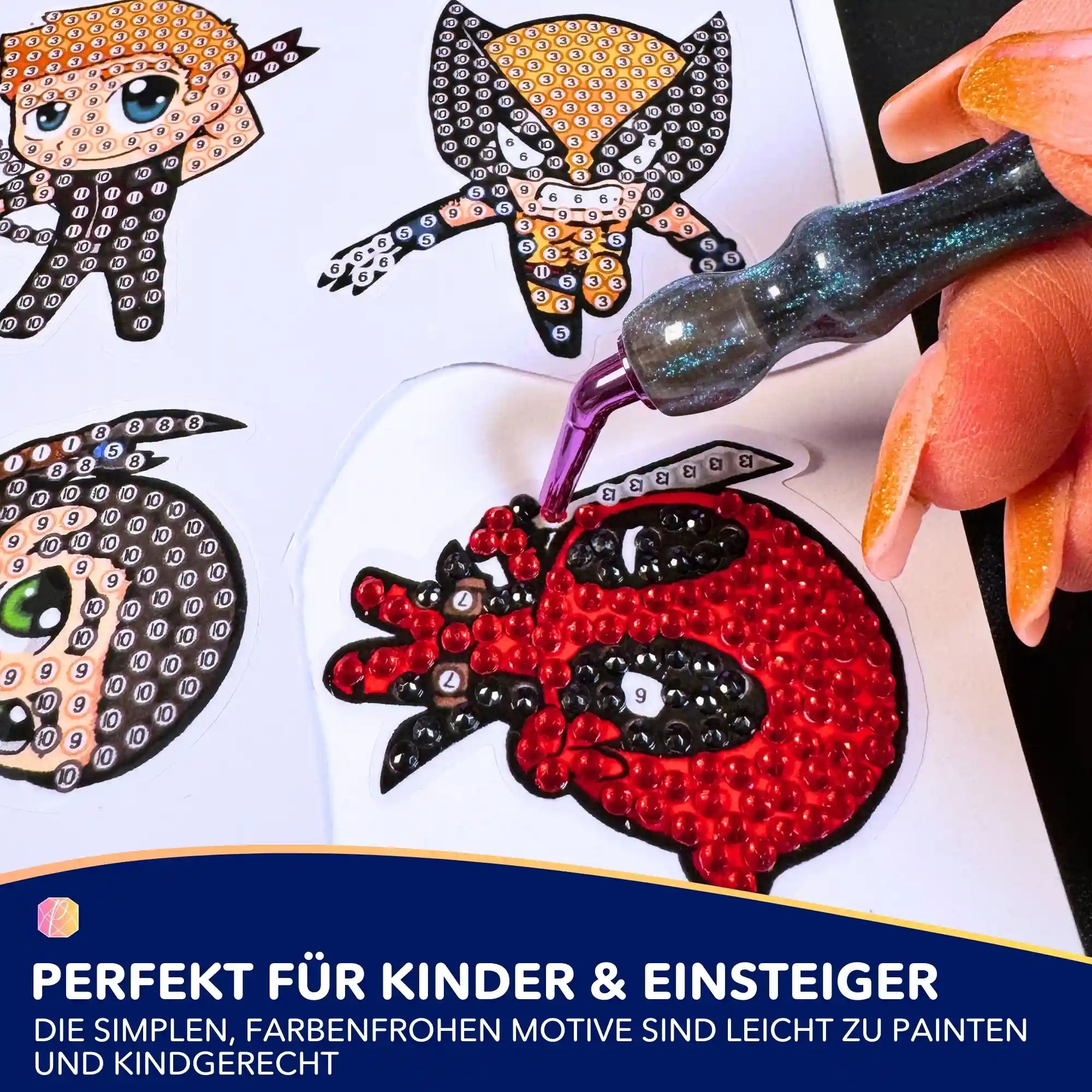 Diamond Painting Sticker - Superhelden