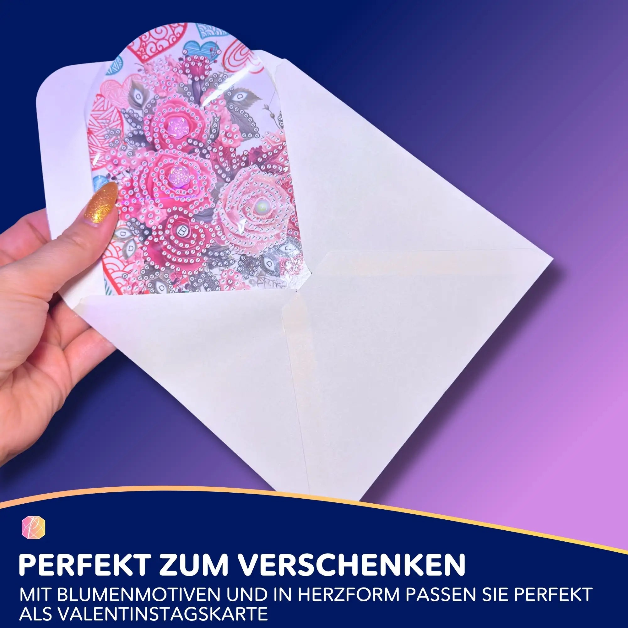 Diamond Painting Geschenkkarten Liebe