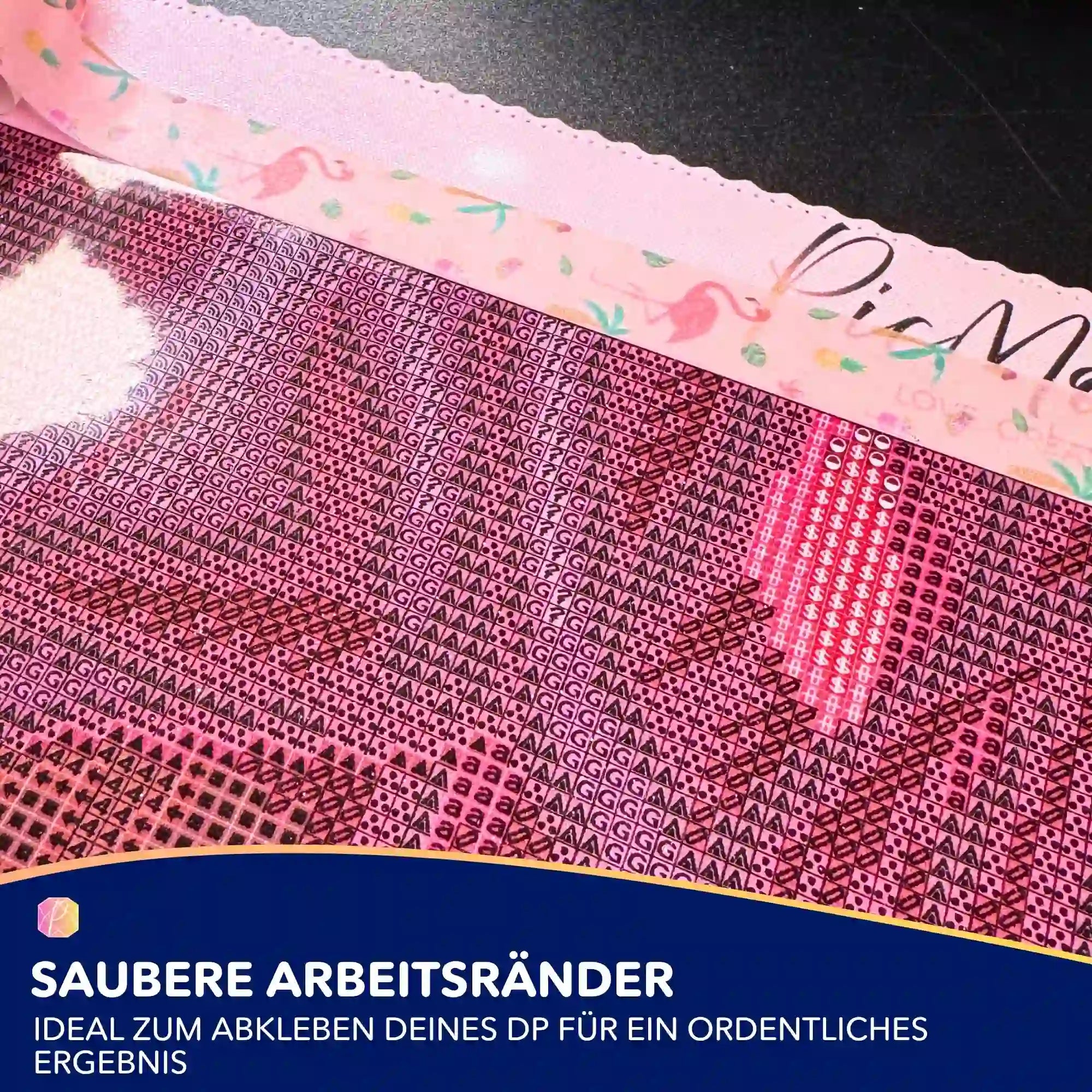 Klebeband für Diamond Painting - Flamingo