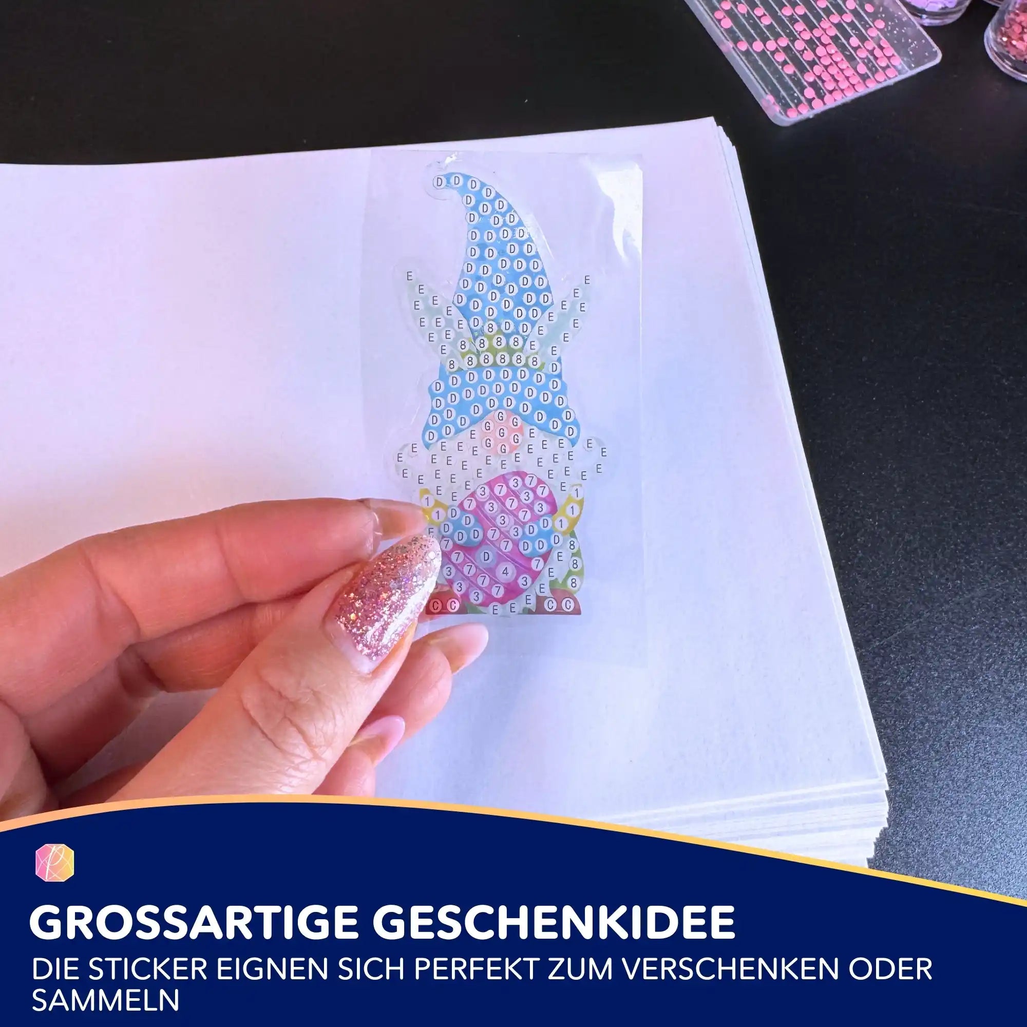 Diamond Painting Sticker - Ostern