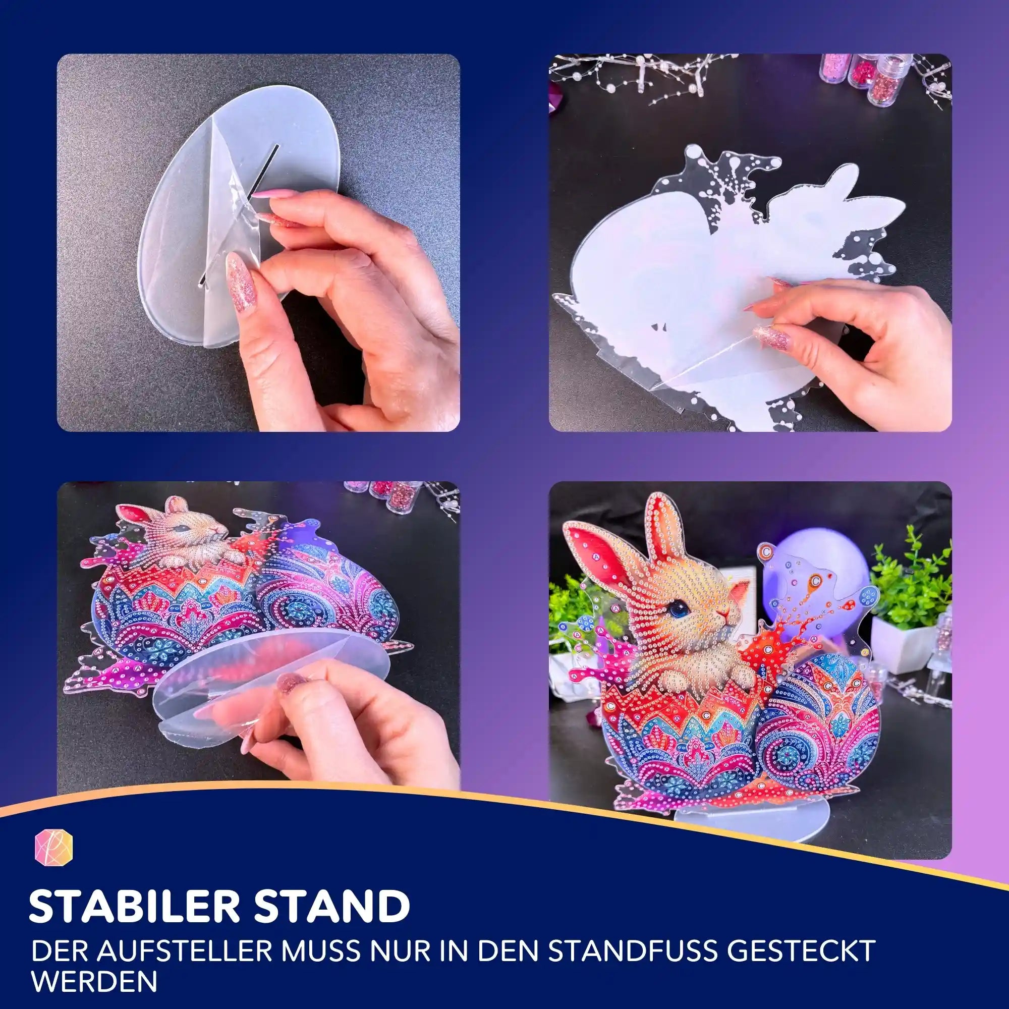 Diamond Painting Aufsteller - Osterhase