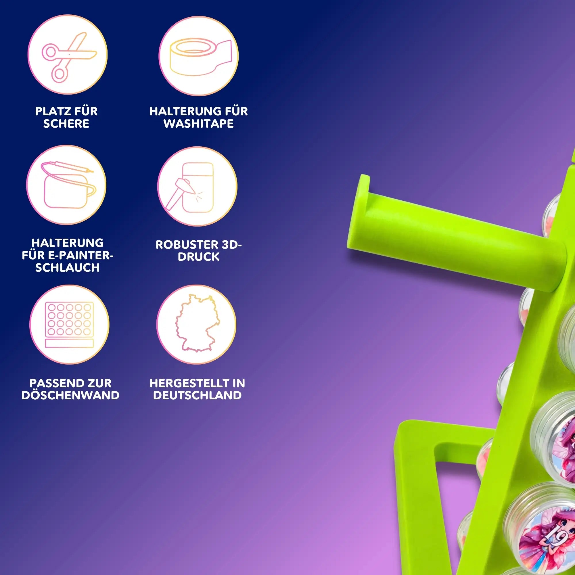 Halterung für Zubehör