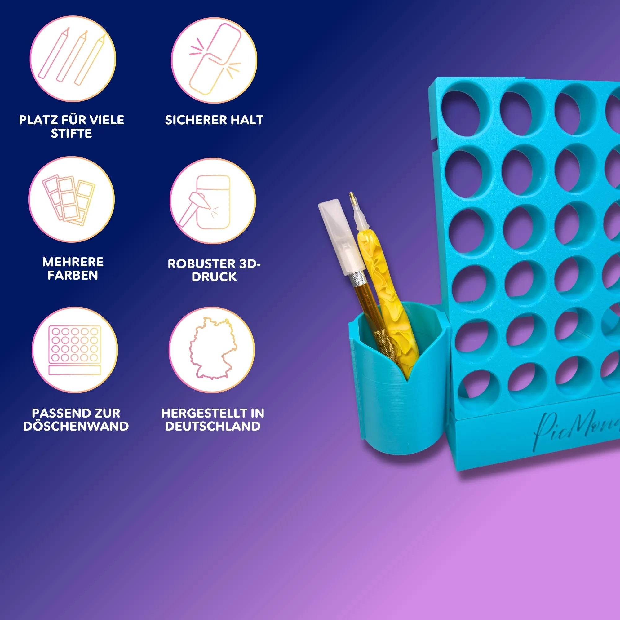 Halterung für Stifte