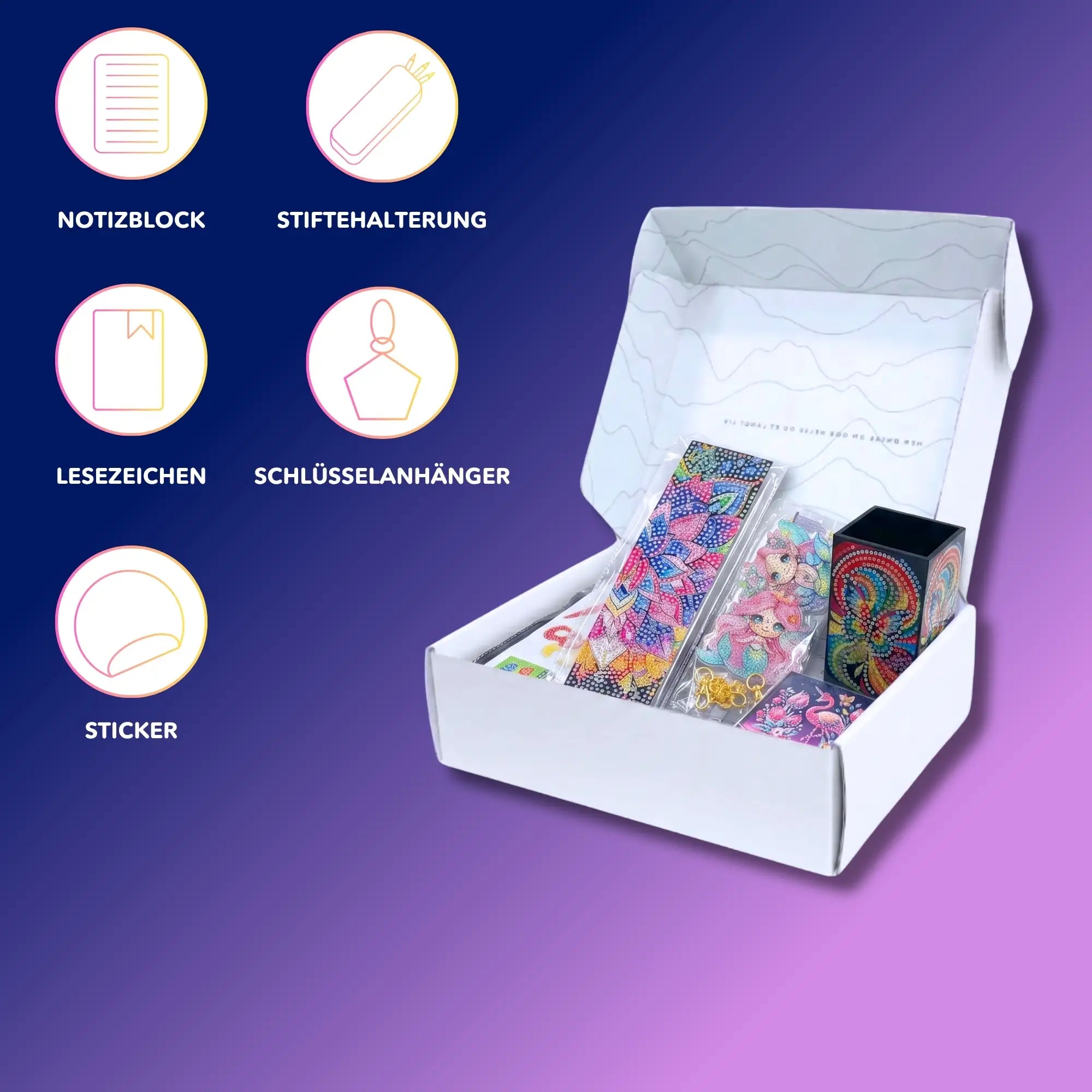 Diamond Painting Schul-Set Mädchen