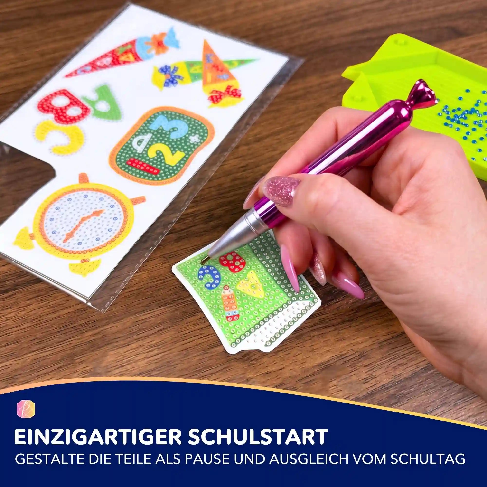 Diamond Painting Schul-Set Mädchen