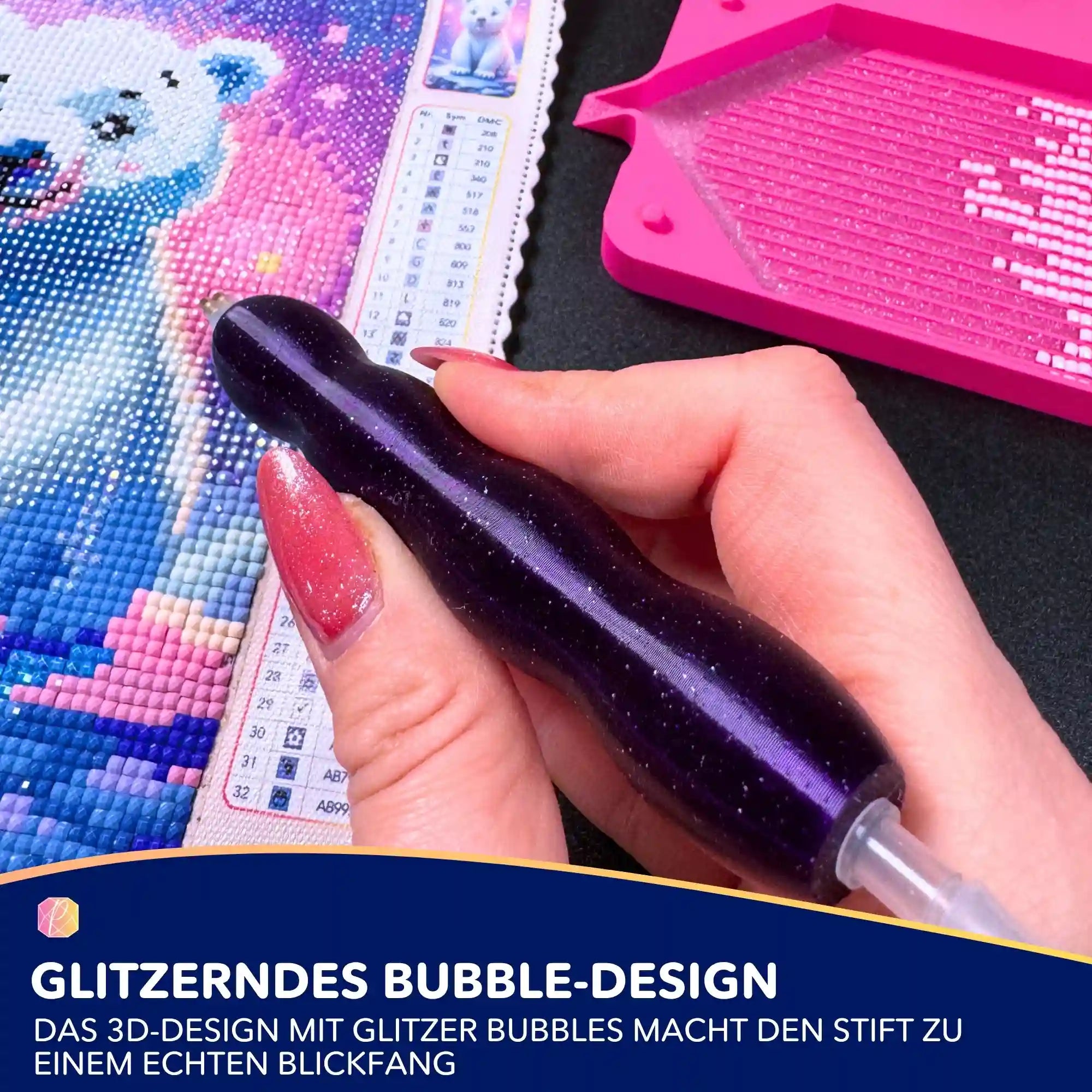 Diamond Painting 3D bubble Stift Glitzer