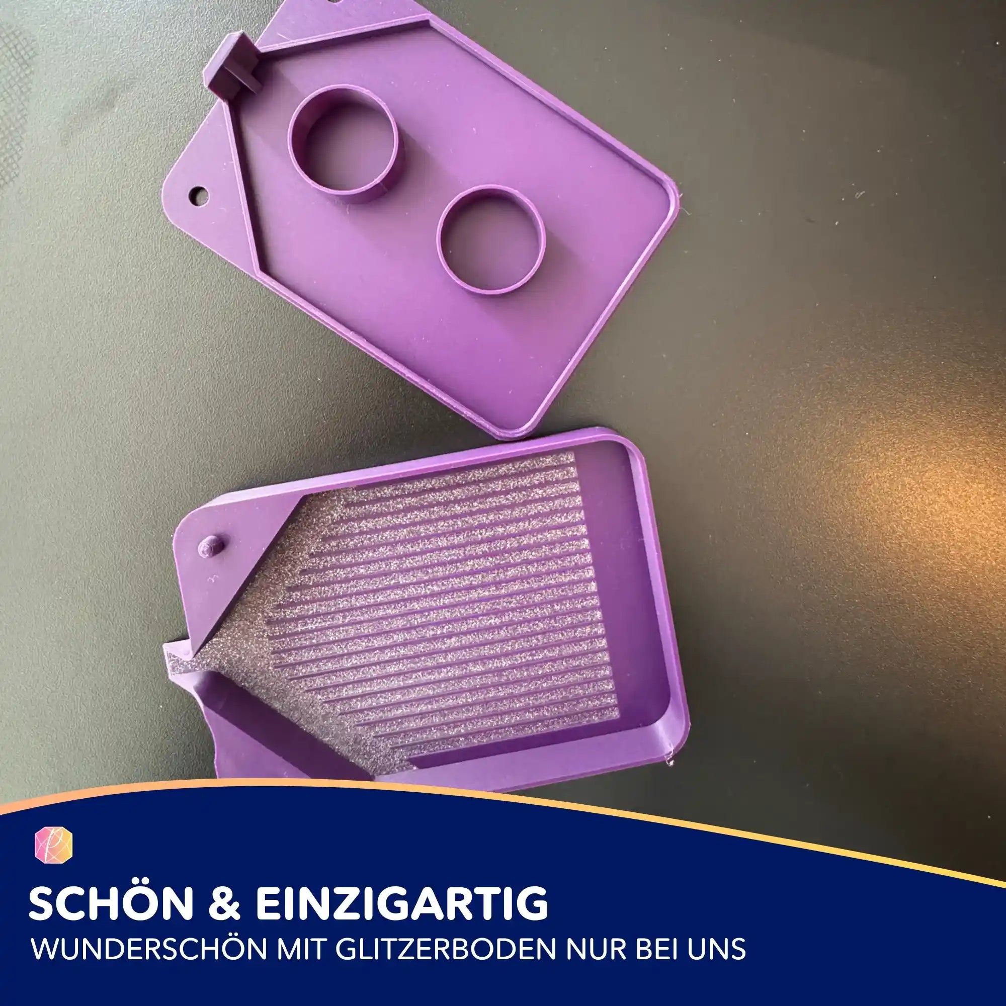 3D kleines Glitzer Schiffchen "Limited Edition"