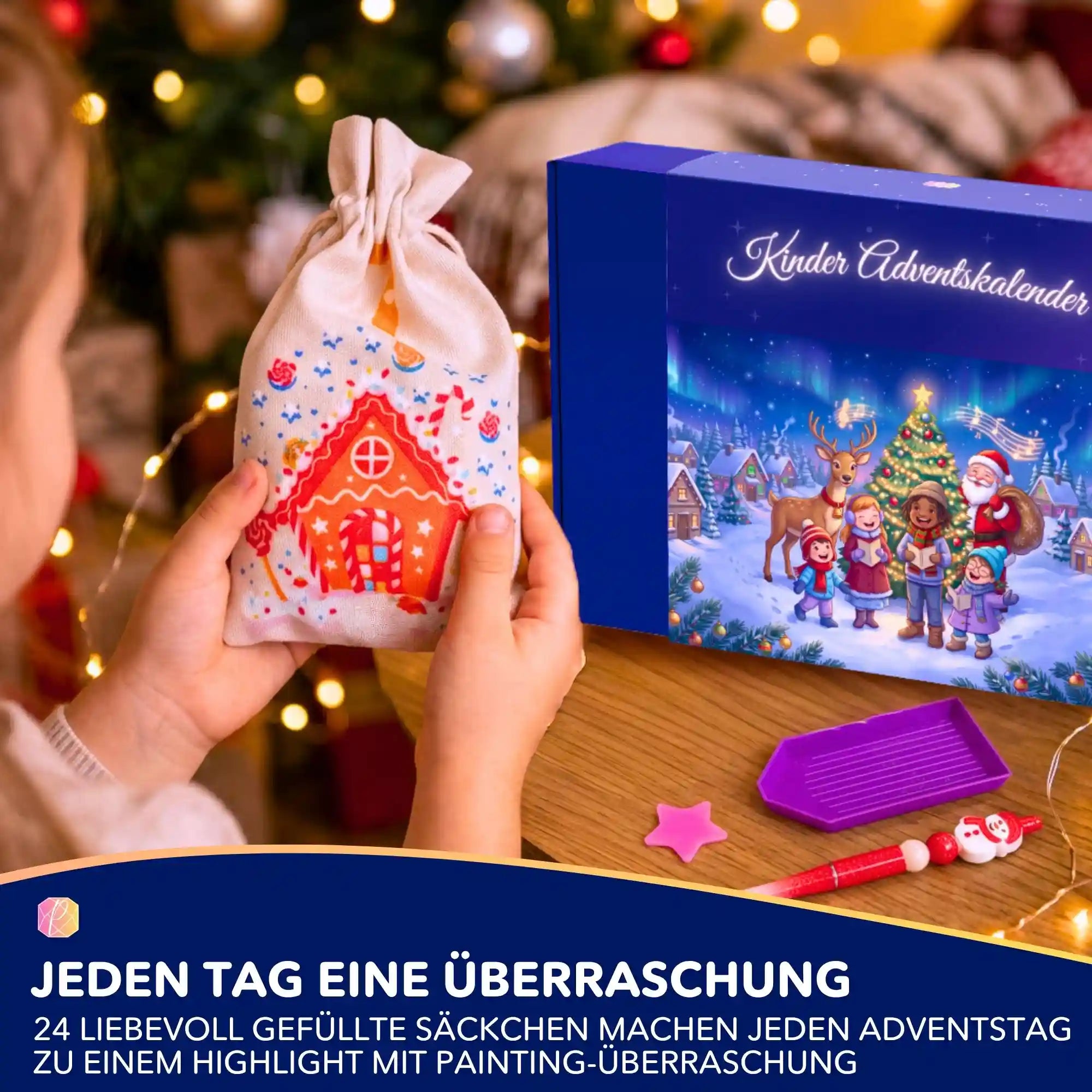 Diamond Painting Adventskalender Kinder 2026 (Vorverkauf)