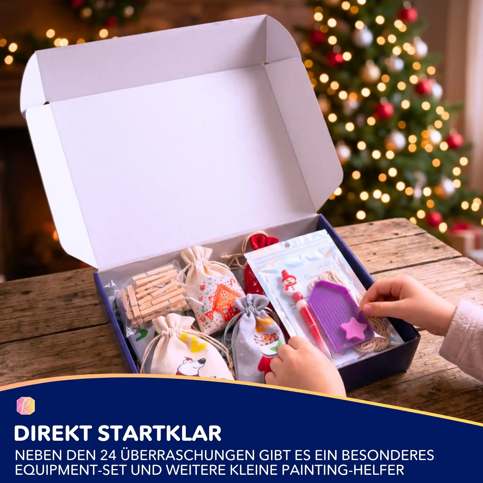 Diamond Painting Adventskalender Kinder 2026 (Vorverkauf)