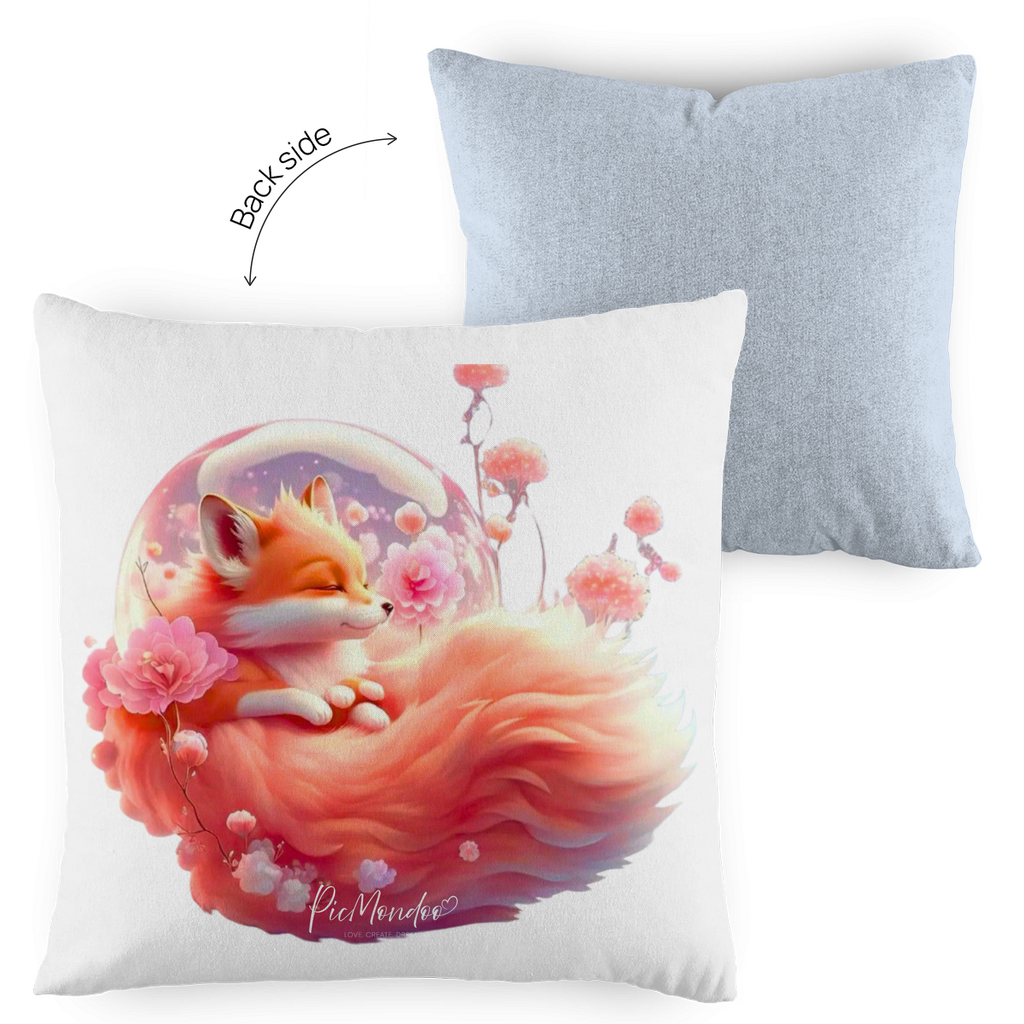 Kopfkissen zweifarbig Apricot foxy