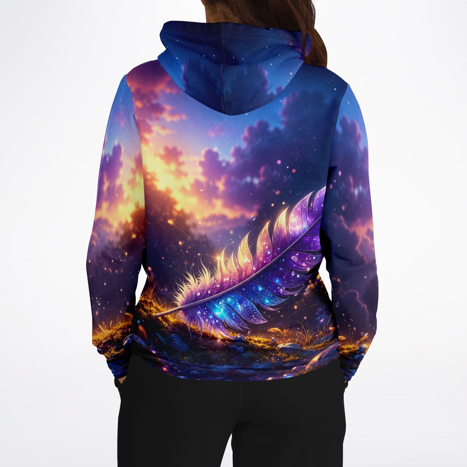 Dreamer Hoodie - Feder im Sternenlicht