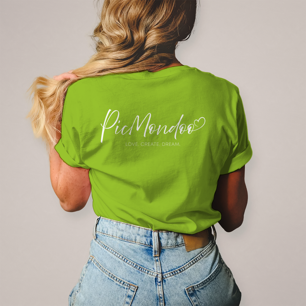 Damen T-Shirt picmondoo logo