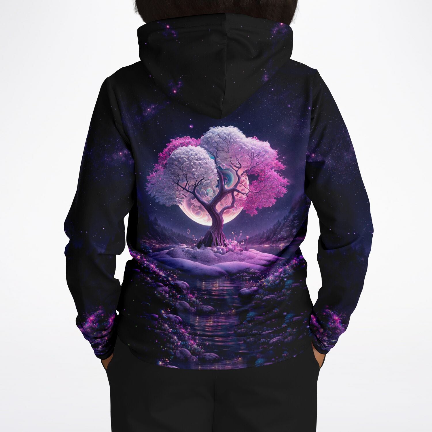 Dreamer Hoodie - Multi Special - Pink Tree at Night