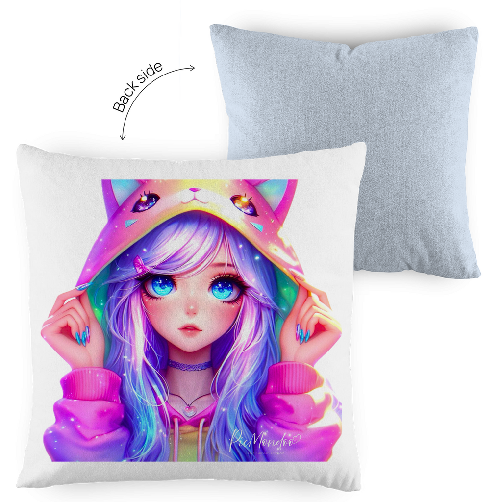 Kopfkissen zweifarbig Colorful Girl