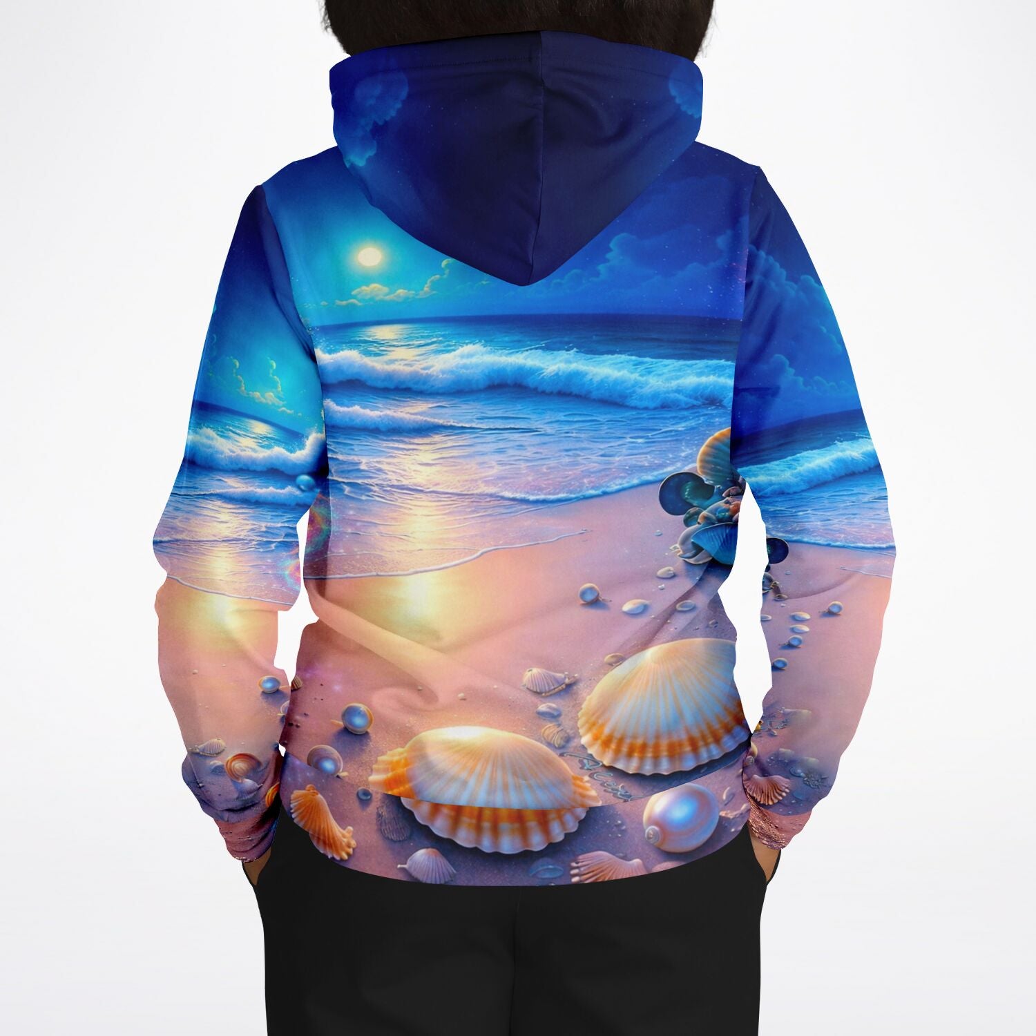 Dreamer Hoodie - Strand im Nachtglanz